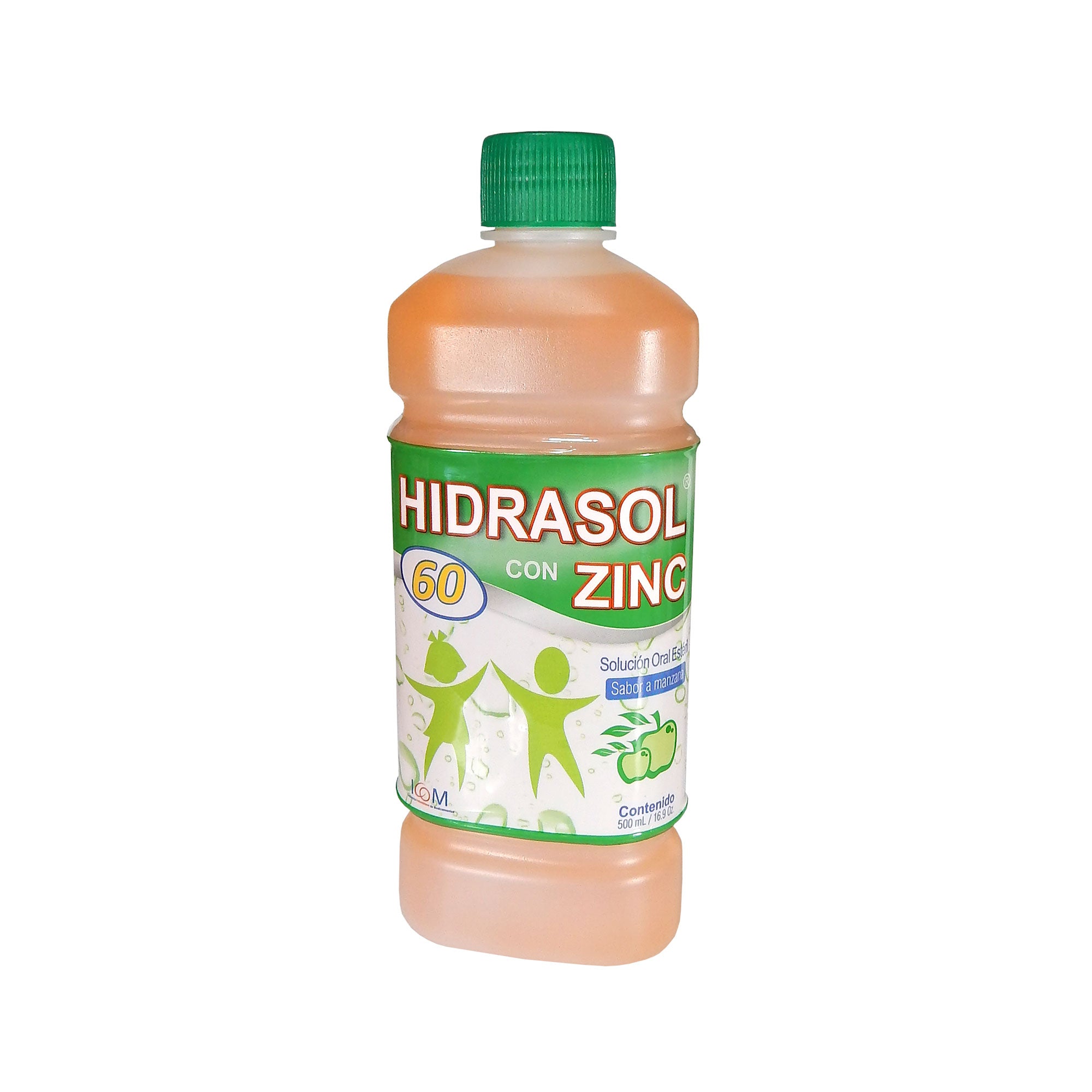 Hidrasol 60 Suero con Zinc 500 mL manzana