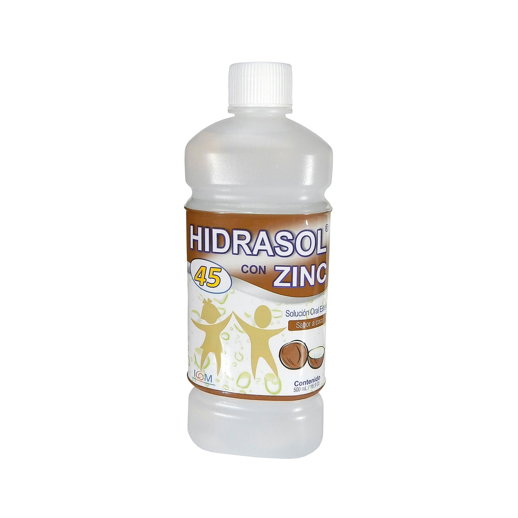 Hidrasol 45 Suero con Zinc 500 mL coco