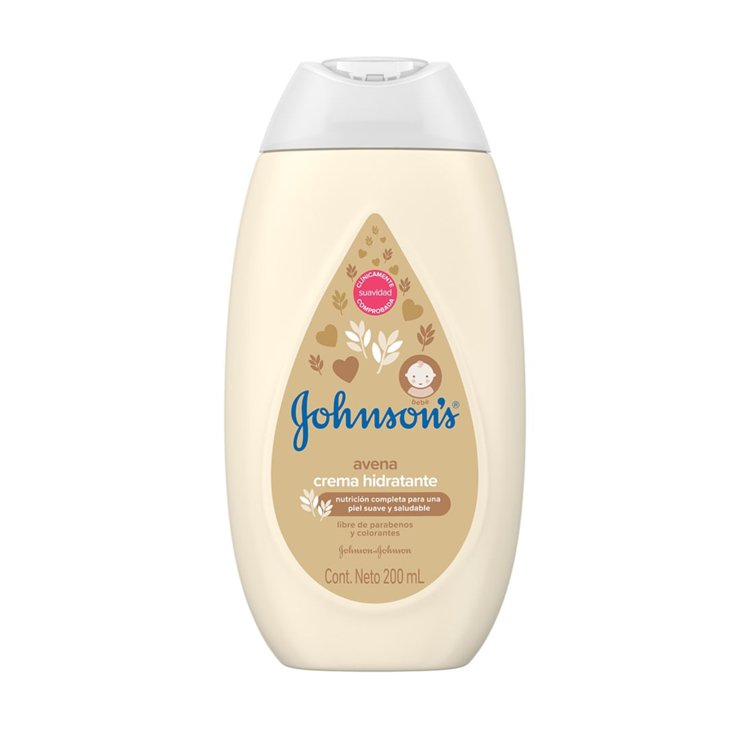 Crema Líquida JOHNSON’S® Baby de Avena 200ml