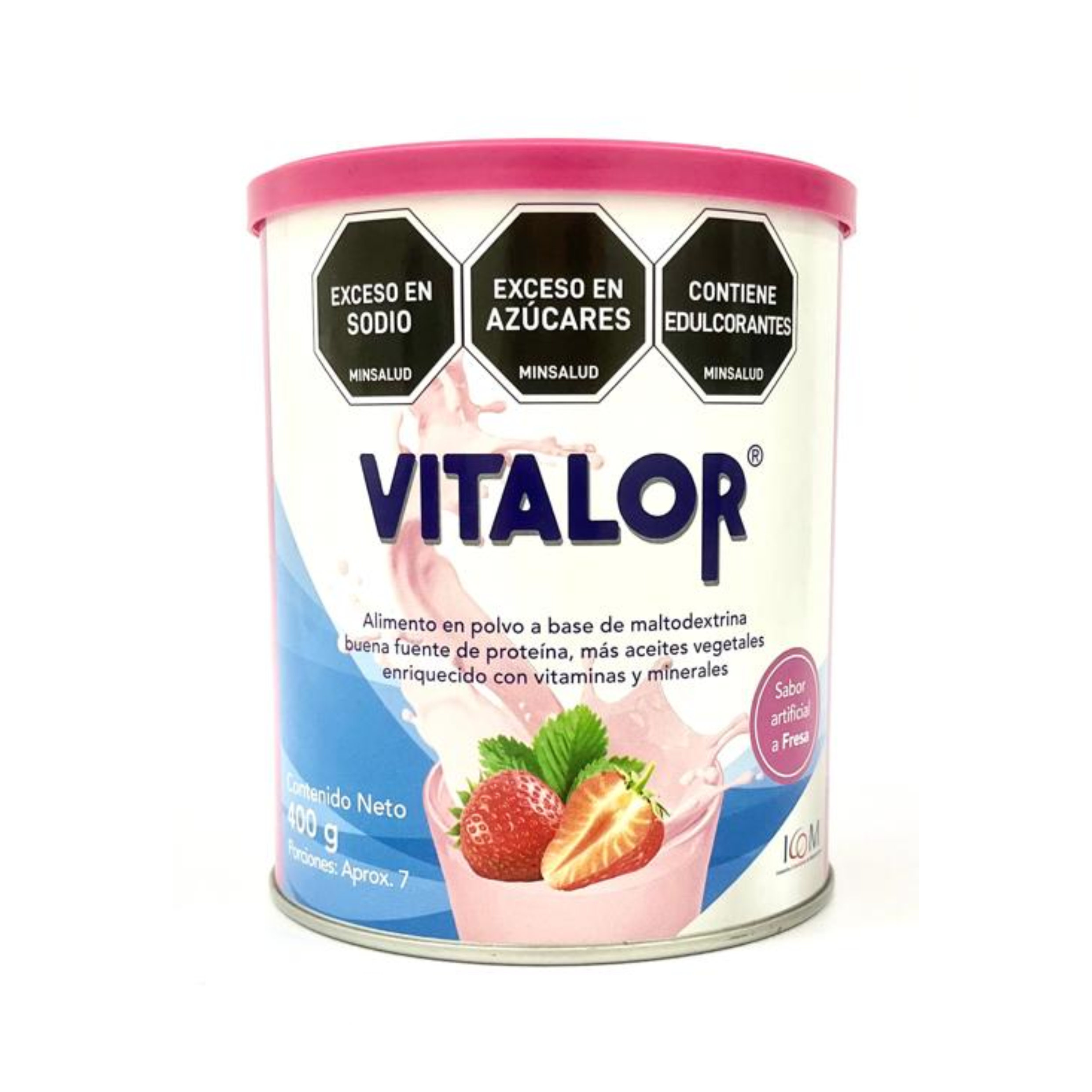 Vitalor Adultos Polvo 400g sabor fresa