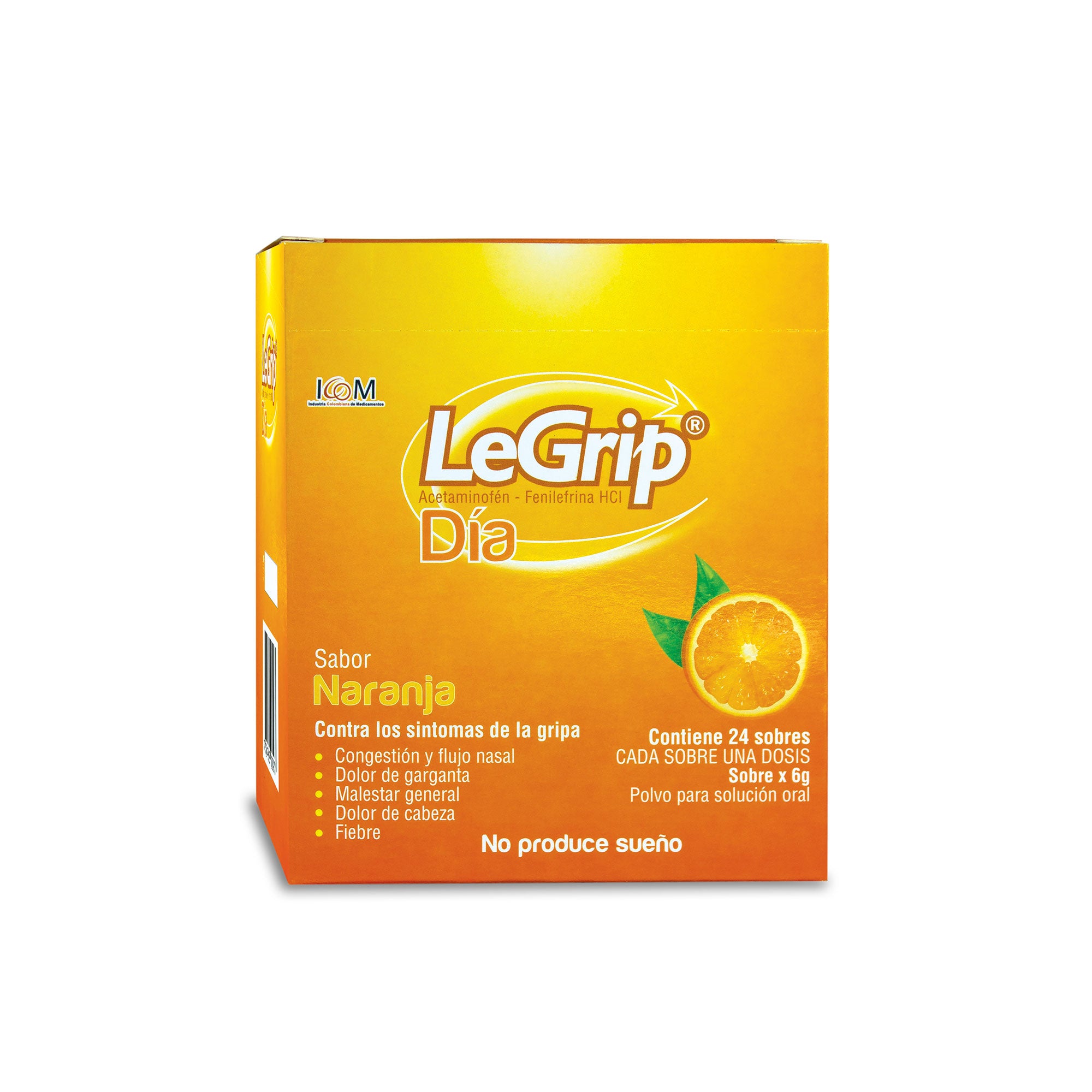 LeGrip Día Naranja Caja x 24 Sobres