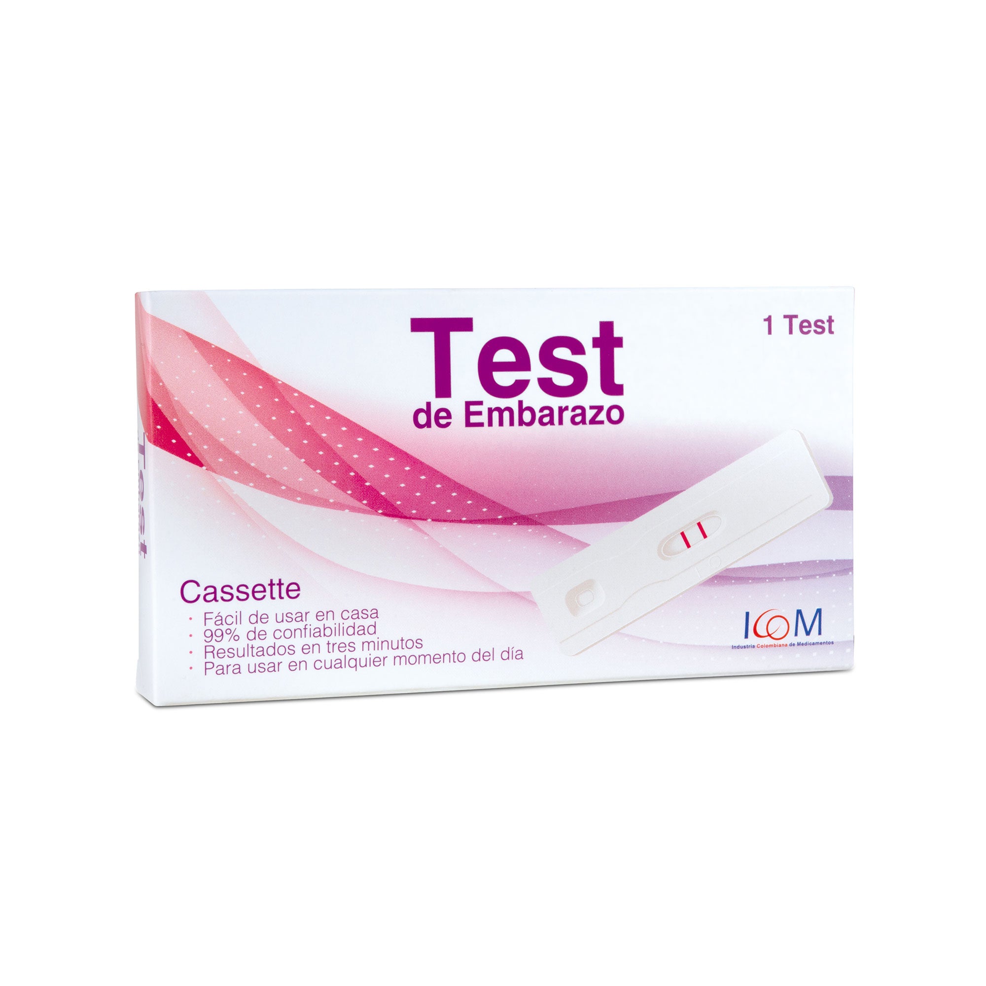 Prueba de Embarazo Cassette (3 Minutos)
