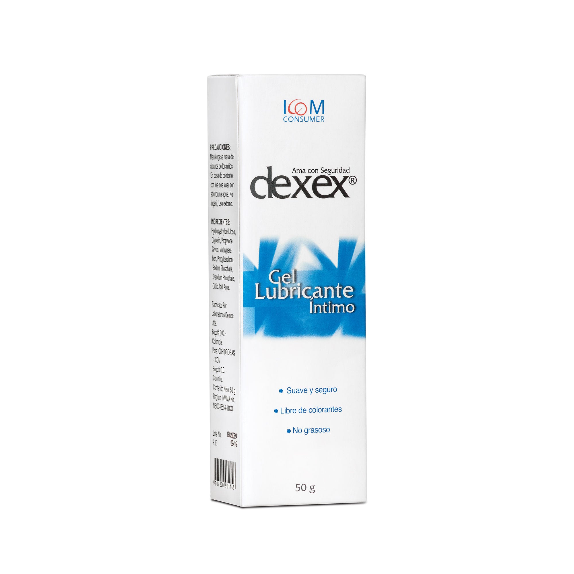 Lubricante Íntimo Dexex 50g
