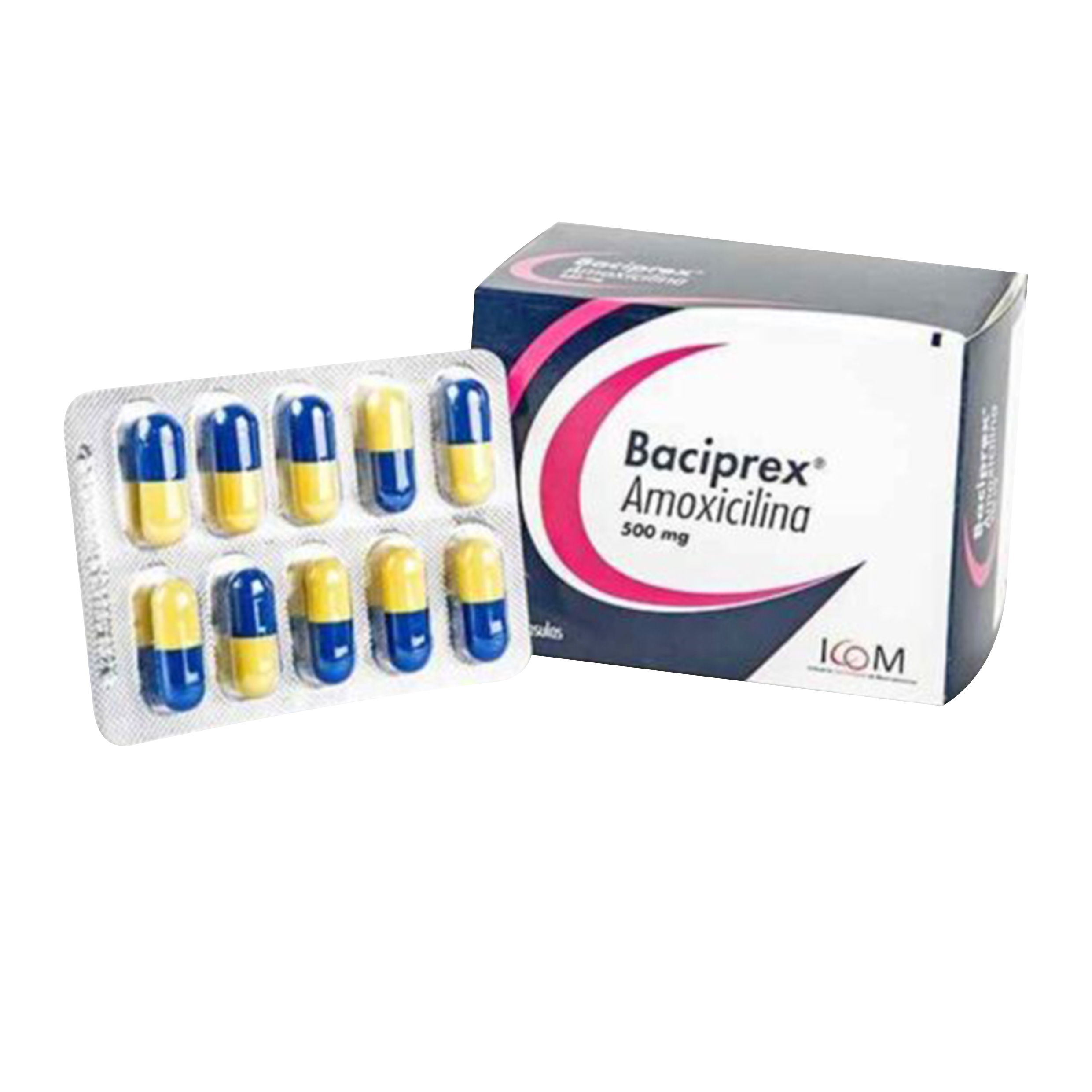 Baciprex 500 mg Sobre x 10 Cápsulas