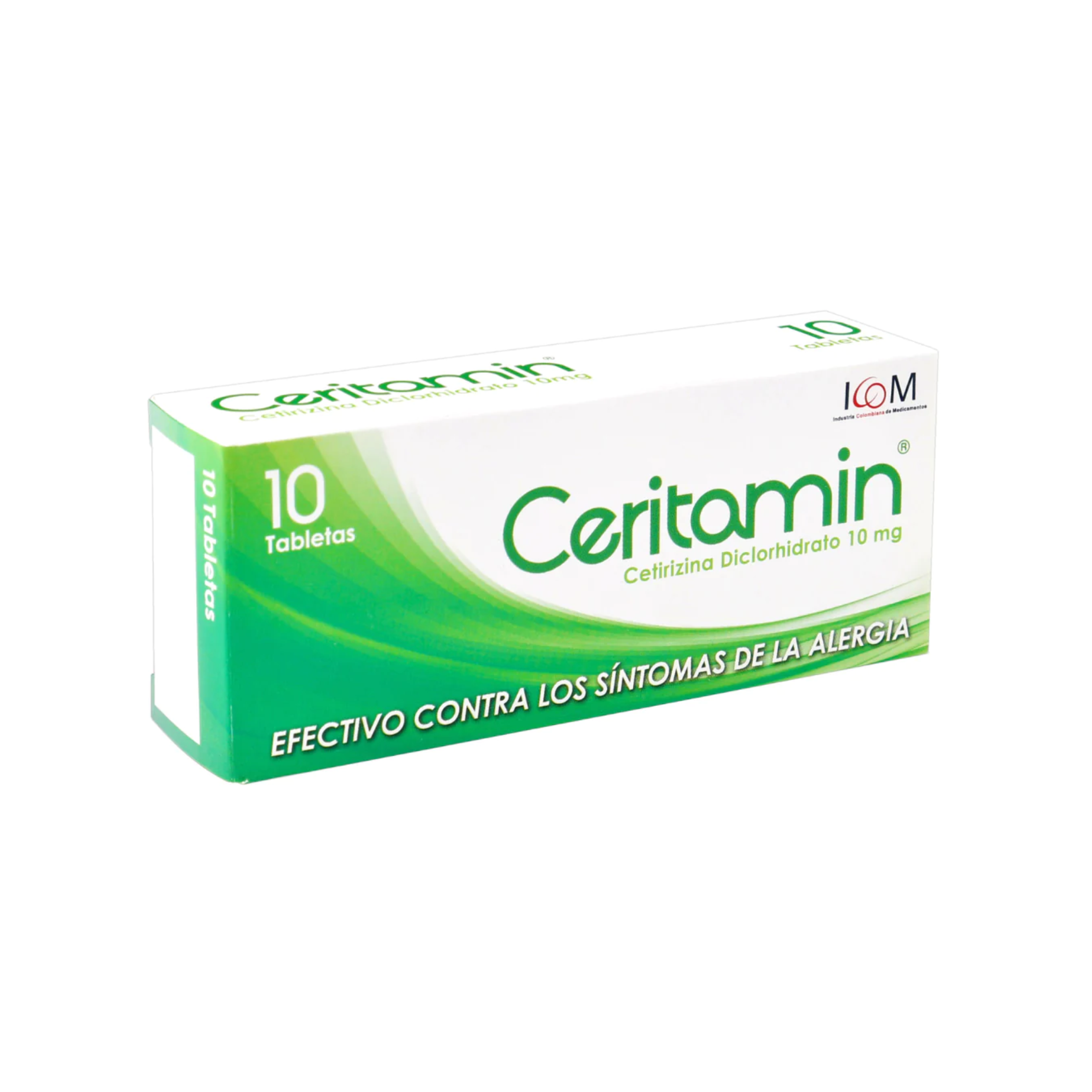 Ceritamin 10 mg x 10 Tabletas