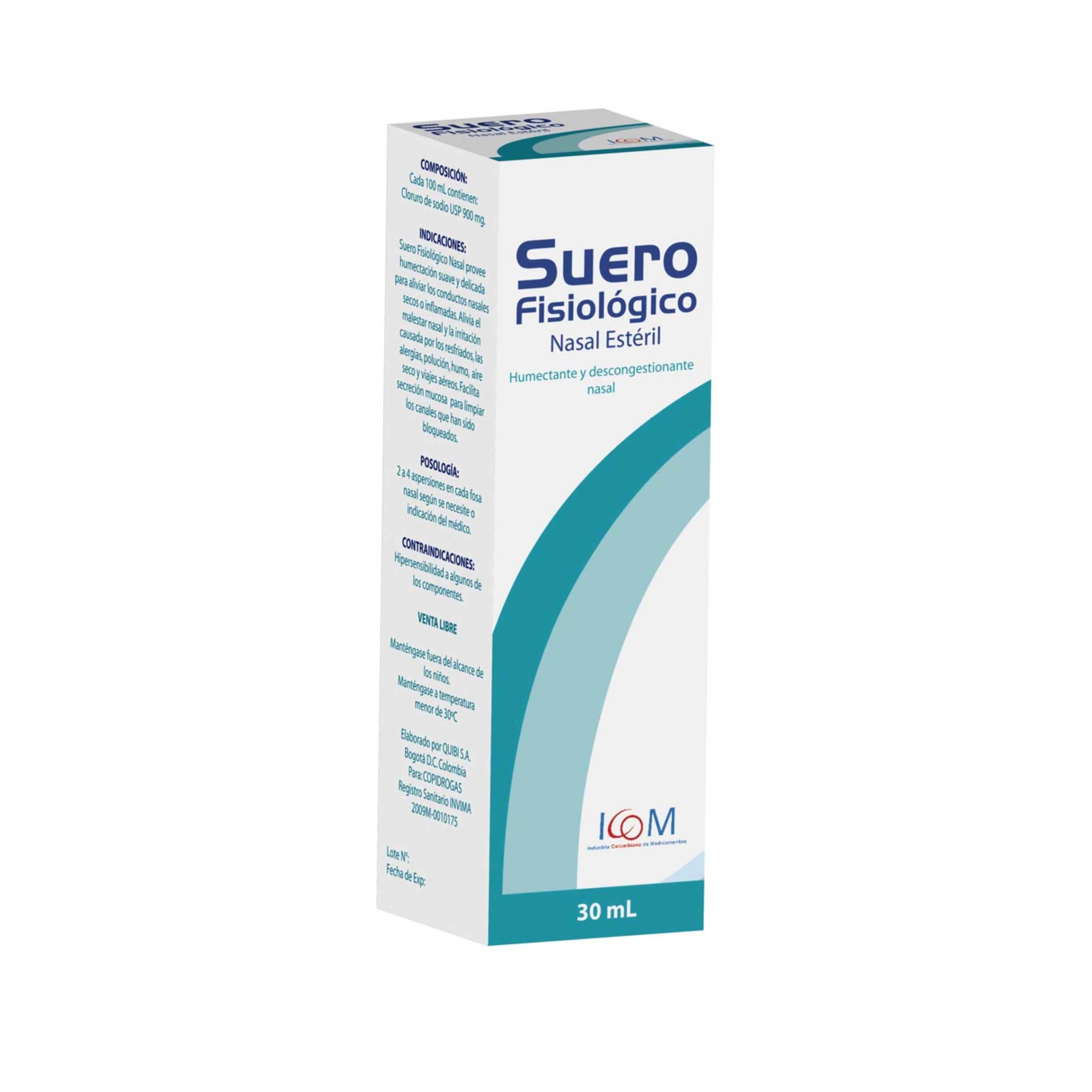 Suero Fisiológico Nasal Estéril 30 mL