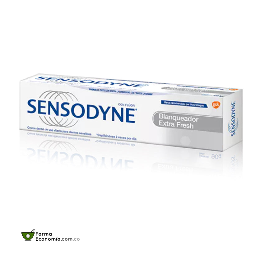 Sensodyne Blanqueador Extra Fresh Crema Dental 90g Farma Economía Droguería Cali