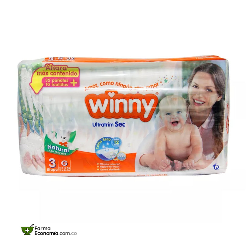 Winny Etapa 3 (G) Ultratrim Sec x 30 Pañales