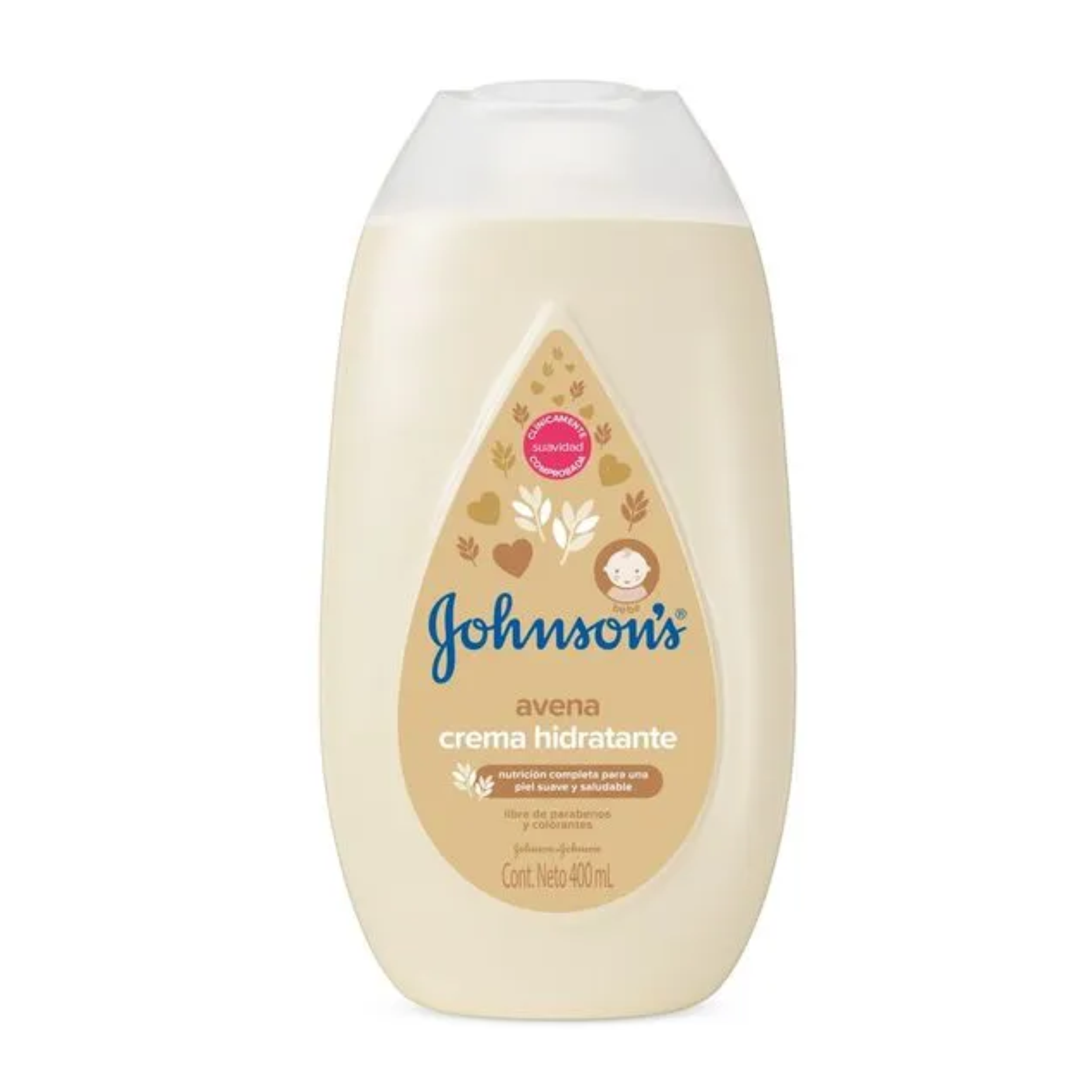 Crema Líquida JOHNSON’S® Baby de Avena 400 mL