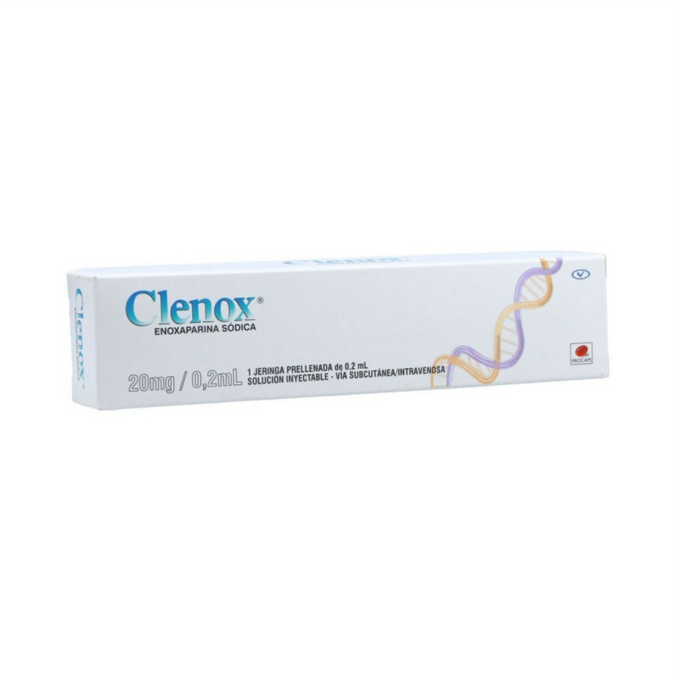 Clenox Jeringa Prellenada 20 mg / 0.2 mL