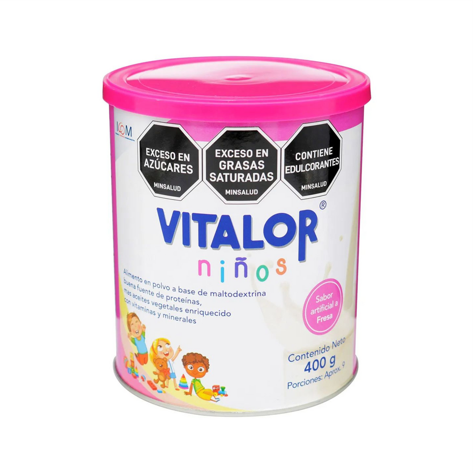 Vitalor Niños Polvo 400g sabor fresa
