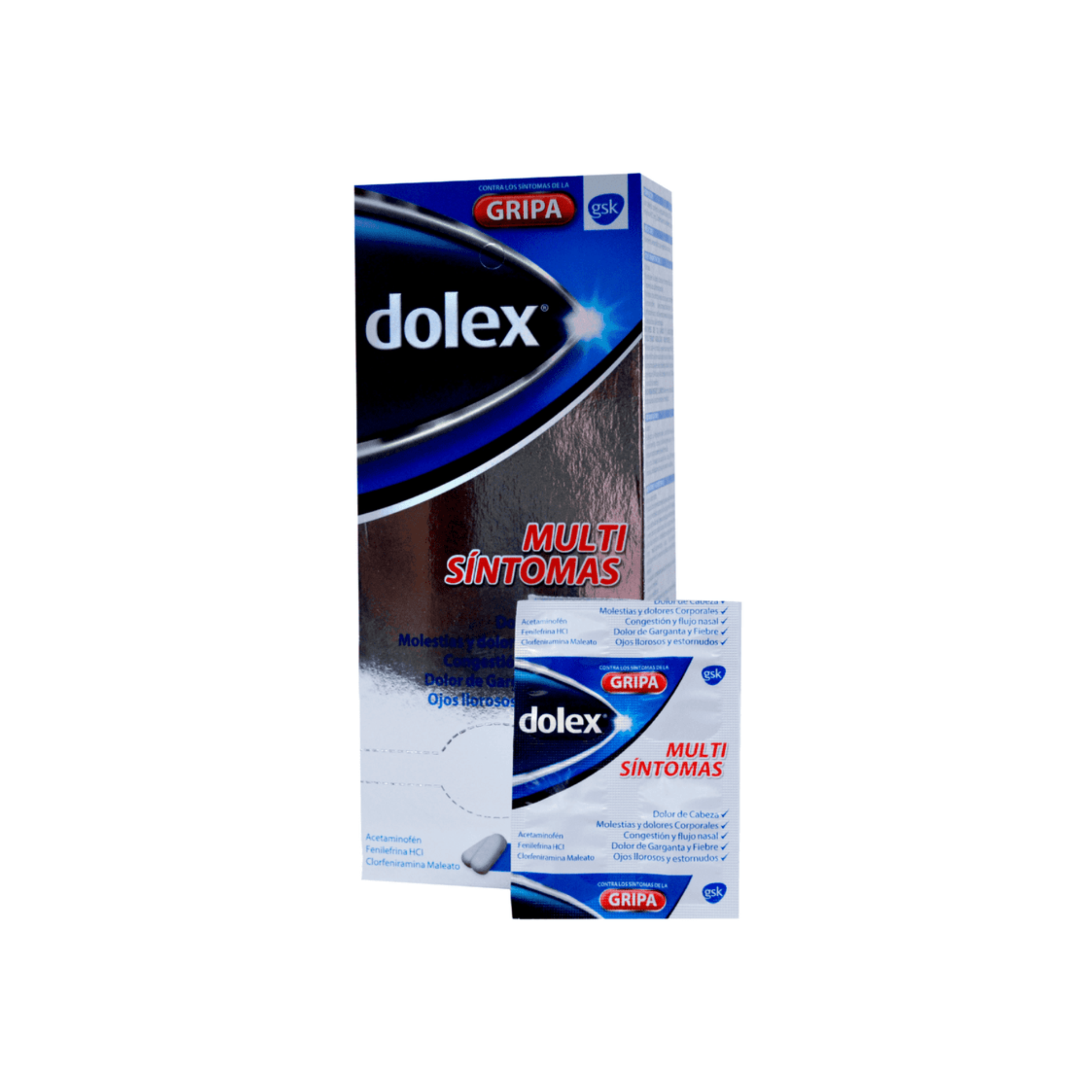 Dolex Gripa 12 Tabletas
