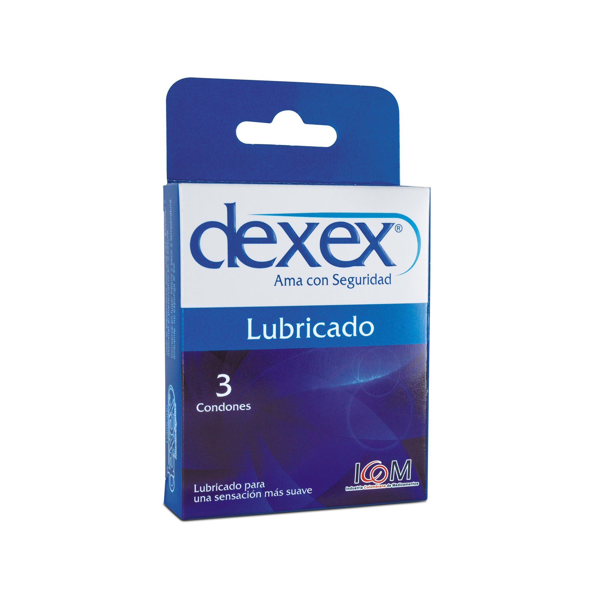 Preservativos Dexex Lubricado x 3 Unidades
