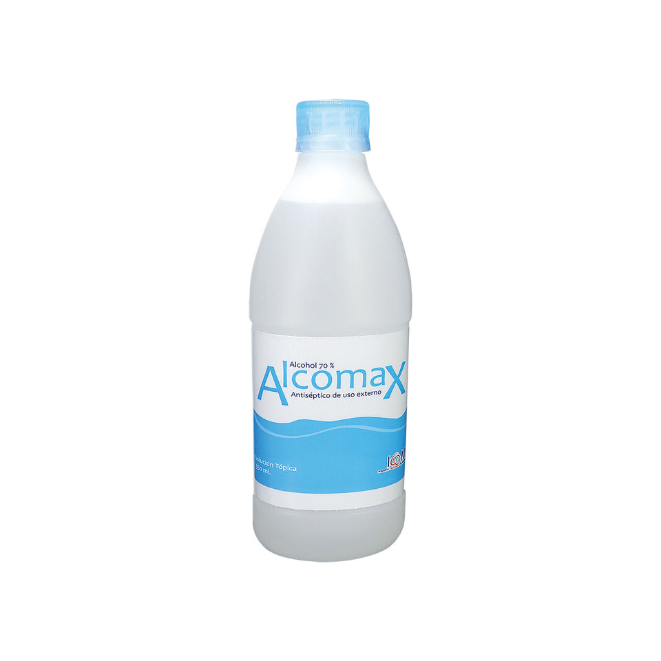 Alcohol Antiséptico 70% Botella de 350 mL Alcomax