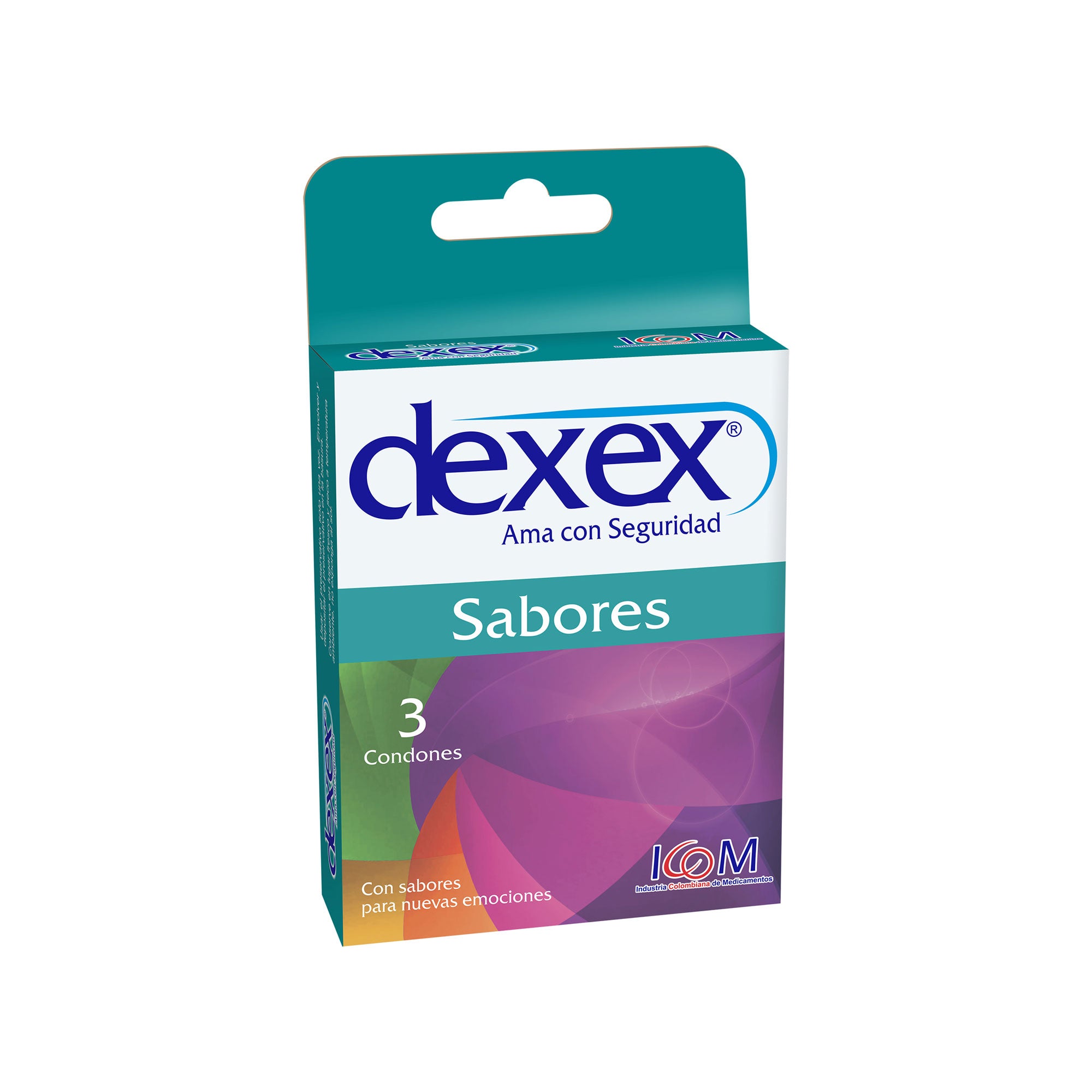 Preservativos Dexex Sabores x 3 Unidades
