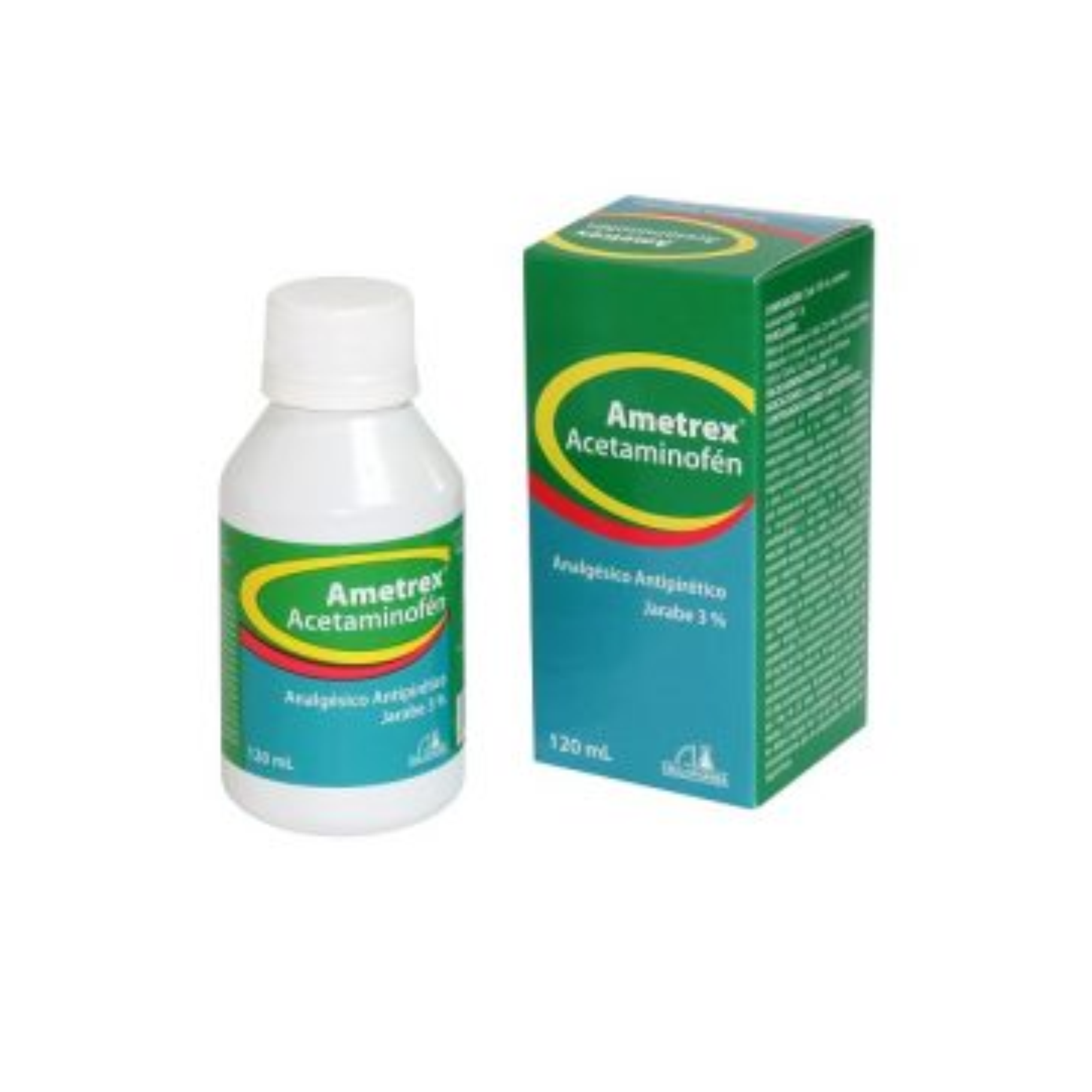 Ametrex (acetaminofén) Jarabe 150 mg x 120 mL