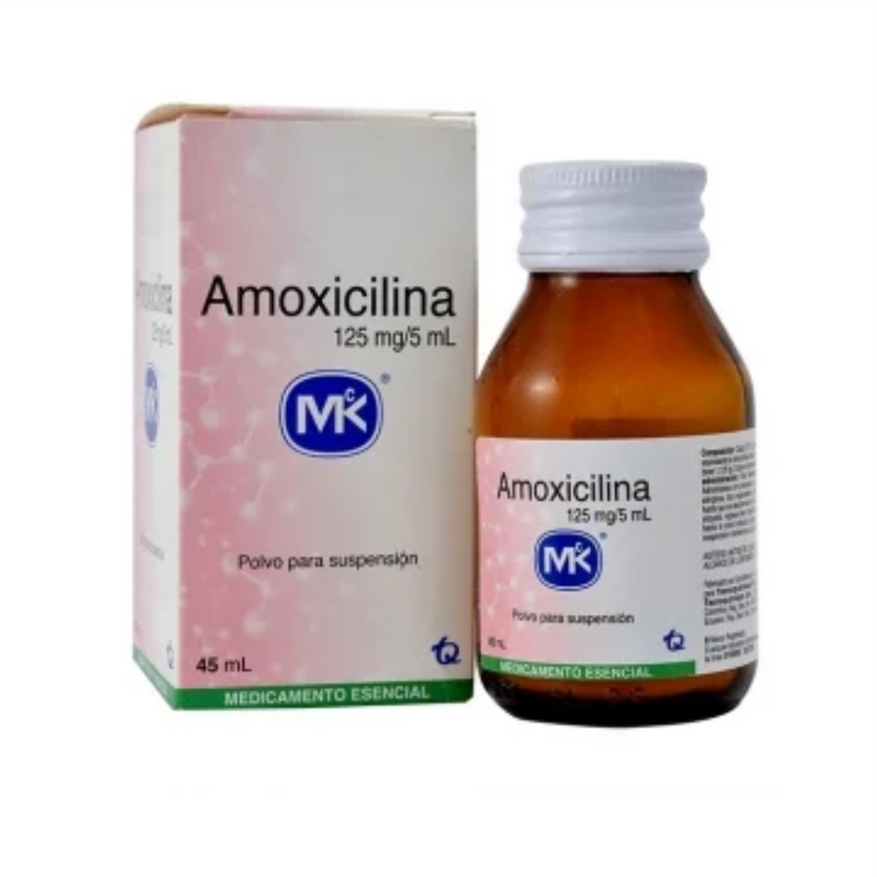 Amoxicilina 125mg/5mL Polvo para Suspensión