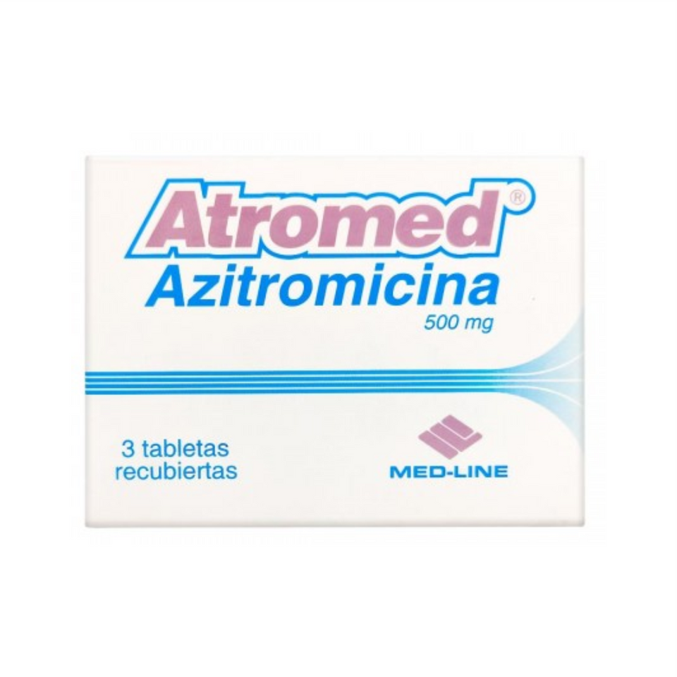 Atromed 500 mg Caja x 3 Tabletas recubiertas