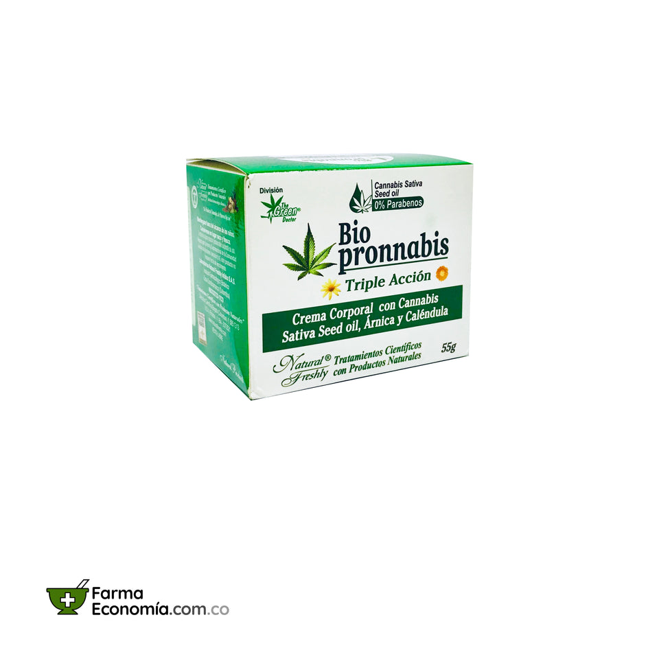 Bio Pronnabis Crema Corporal con Cannabis 55g