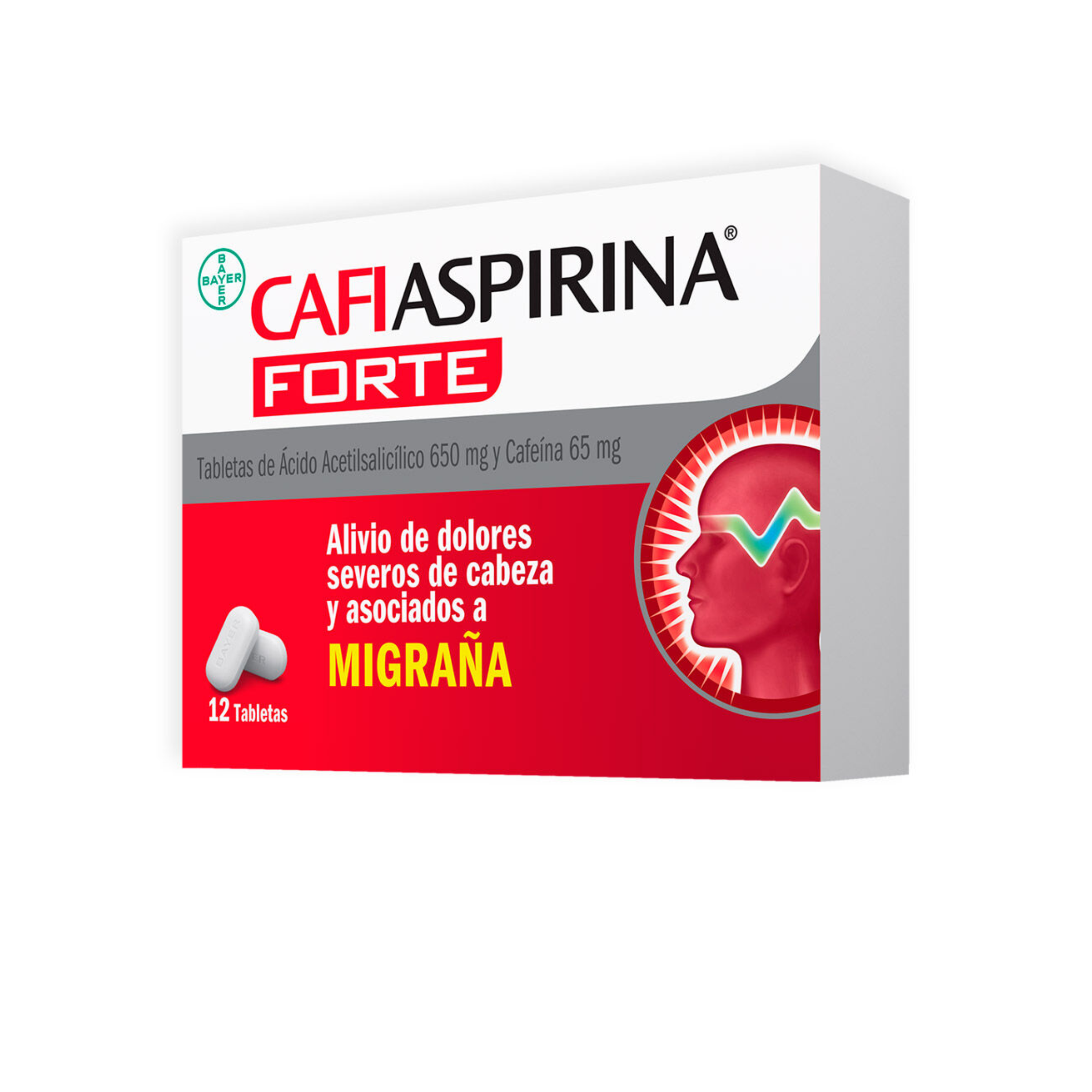 CafiAspirina Forte x 36 Tabletas