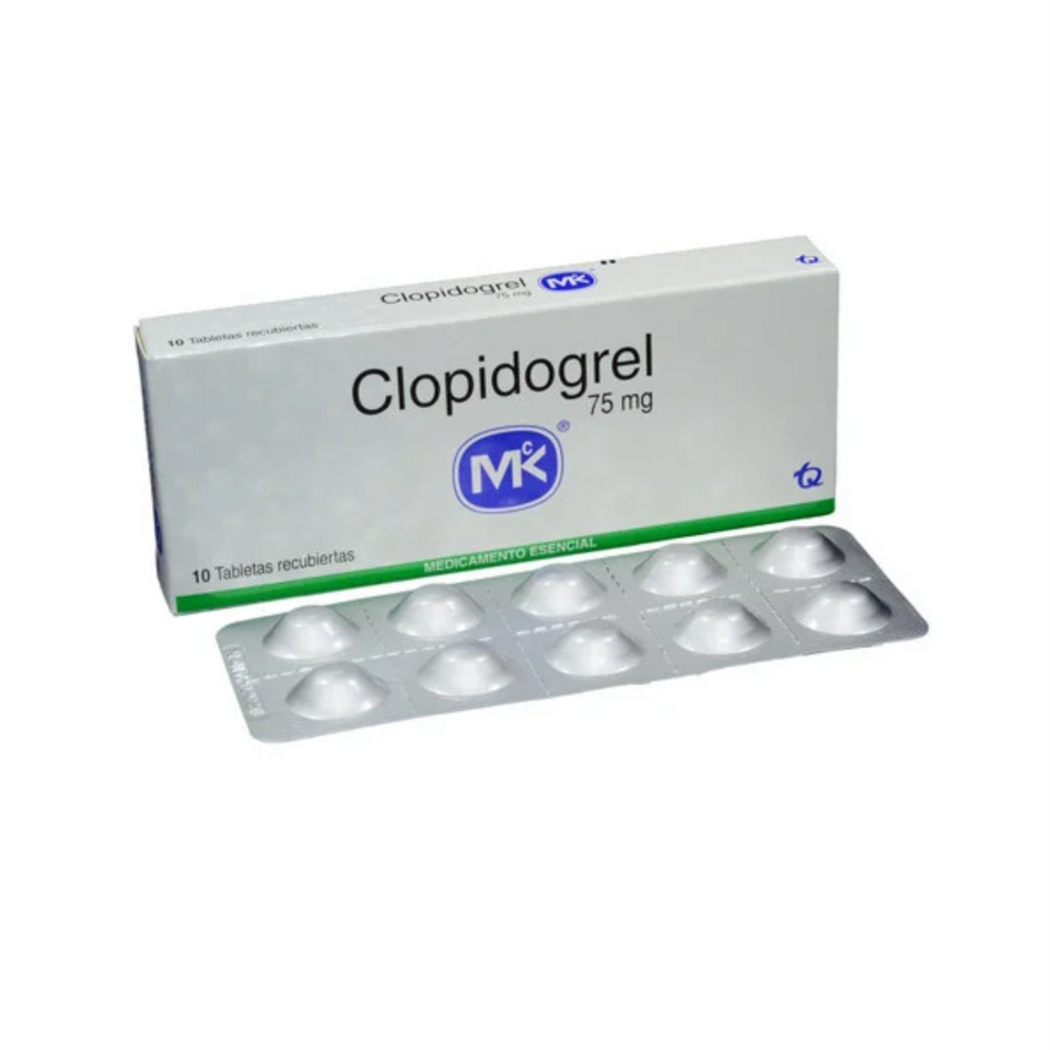 Clopidogrel 75 mg Caja x 10 tabletas Recubiertas