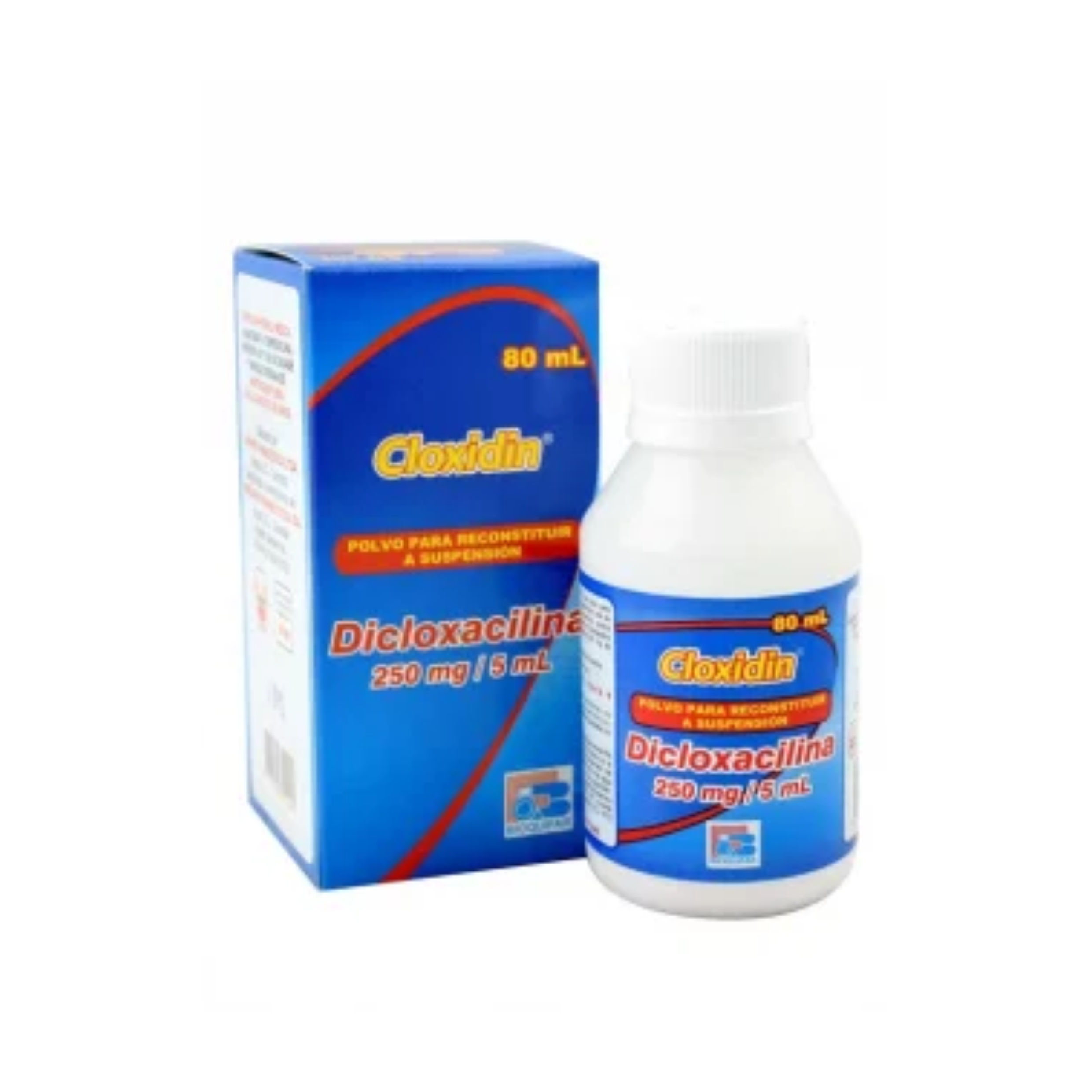Cloxidin 250 mg / 5 mL Polvo para suspensión 80 mL