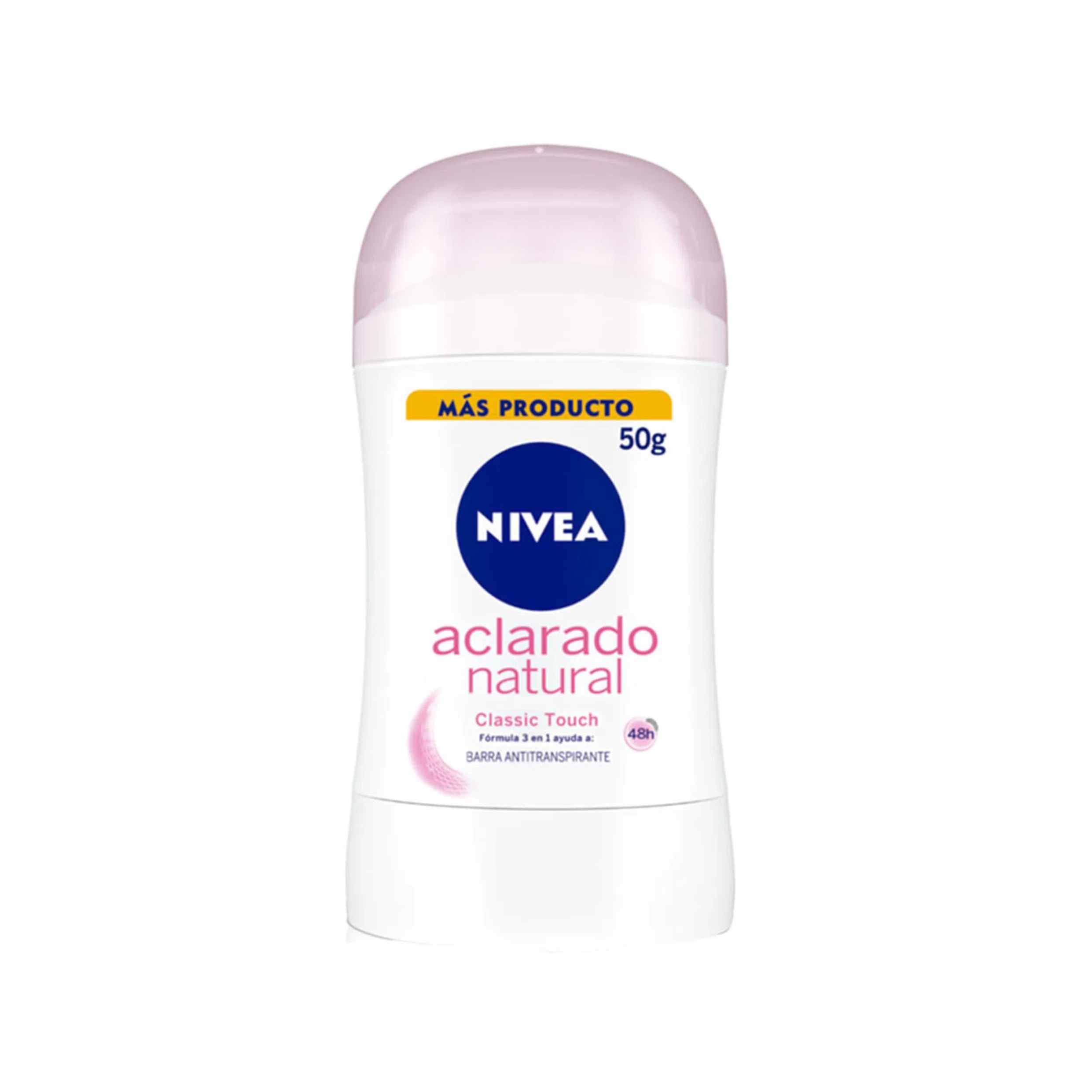Desodorante Nivea Aclarado Natural Barra 50g Classic Touch