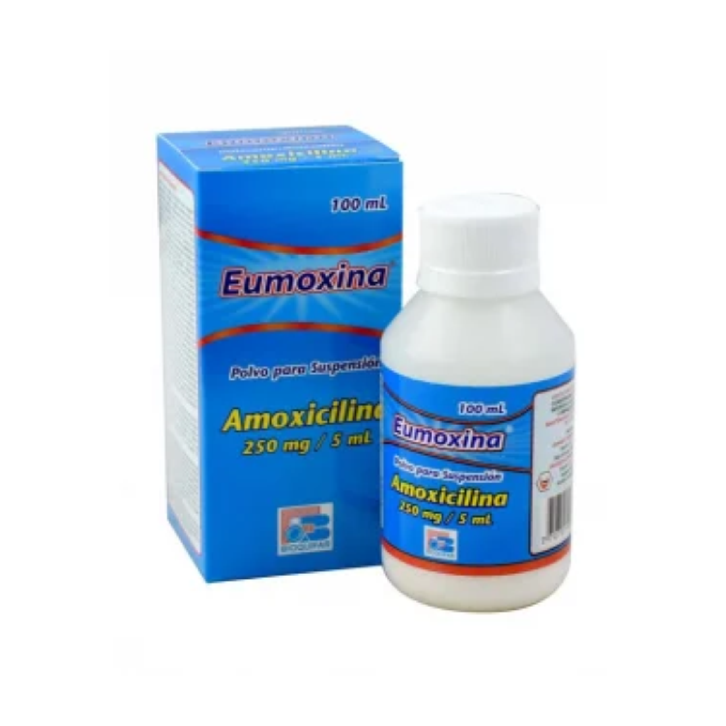 Eumoxina 250 mg/5 mL Polvo para suspensión 100 mL