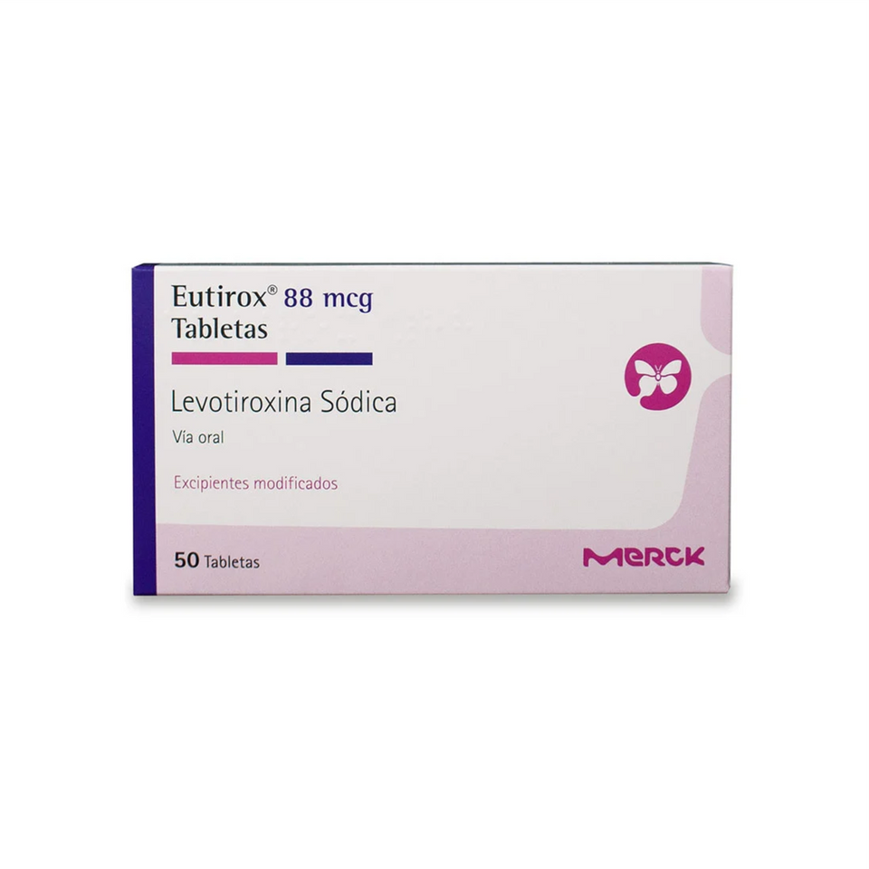 Eutirox 88 mcg x 50 Tabletas
