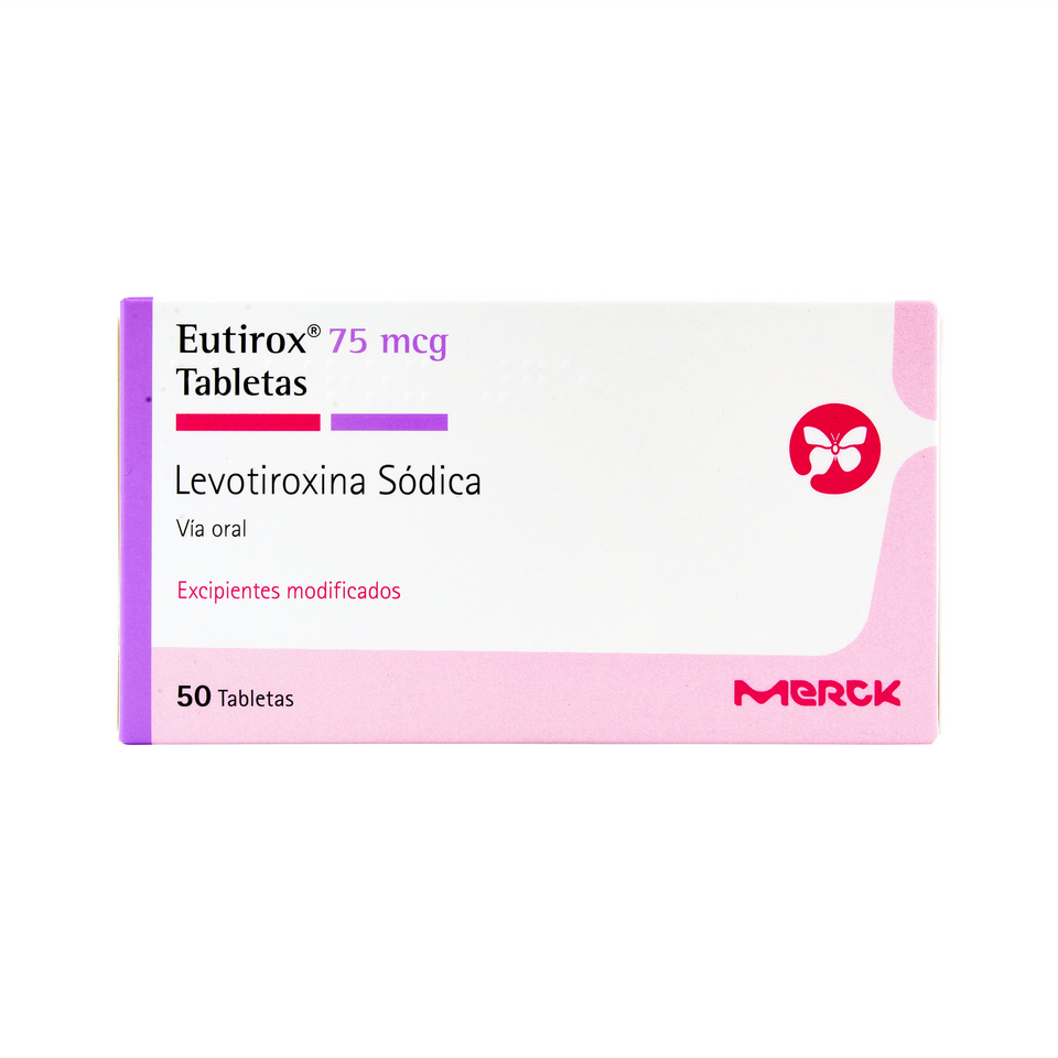 Eutirox 75 mcg x 50 Tabletas