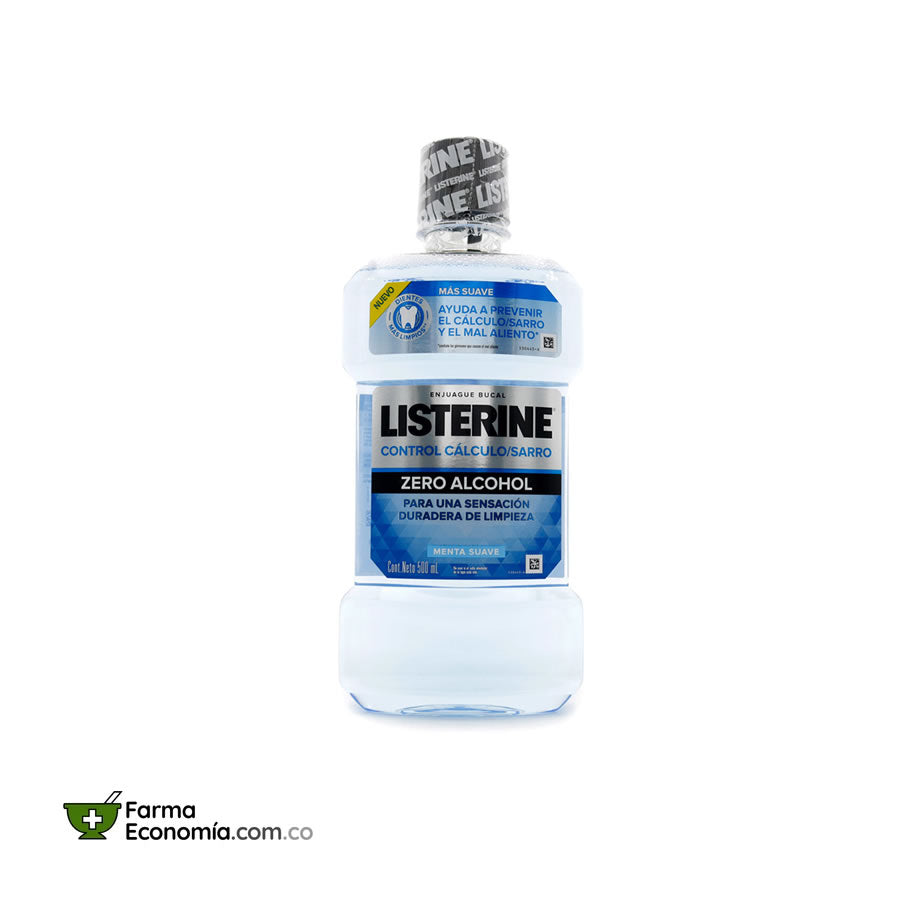 Enjuague Bucal Listerine Control Cálculo 500  mL