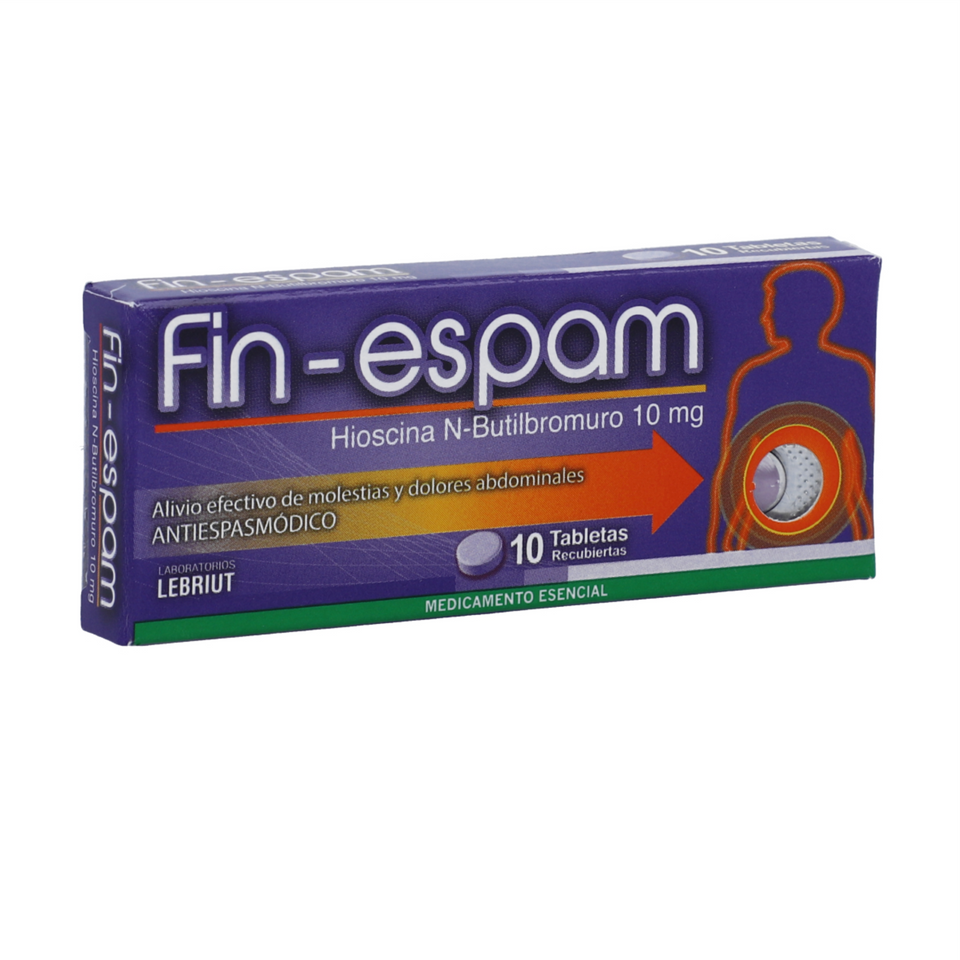 Fin Espam 10 mg Caja x 10 Tabletas Recubiertas