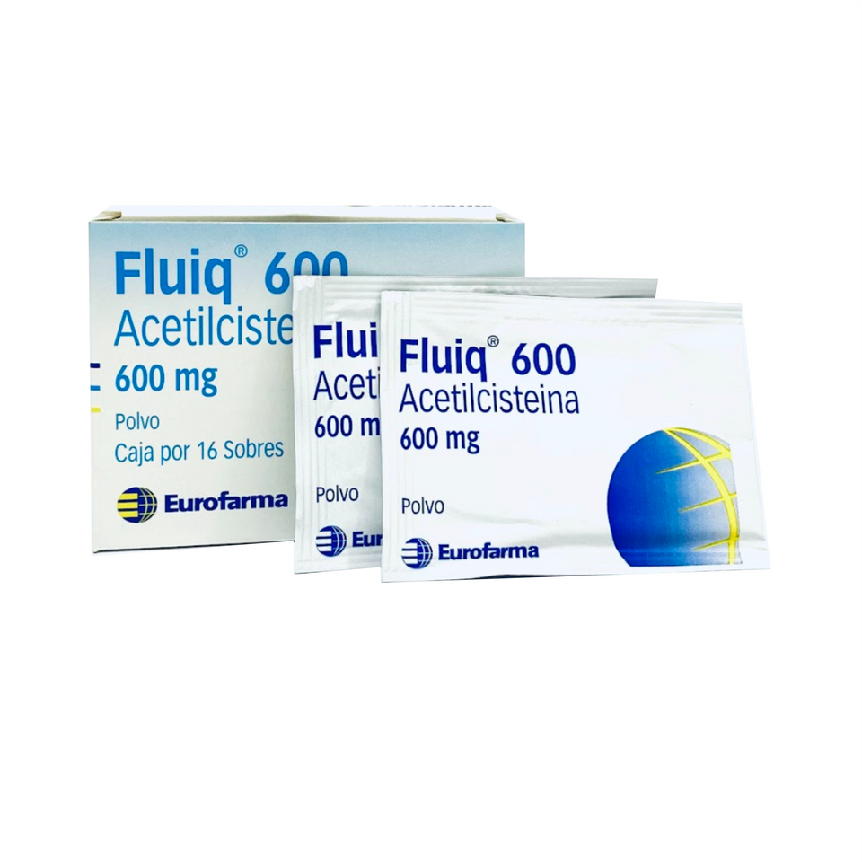 Fluiq 600 mg Caja x 8 Sobres sueltos