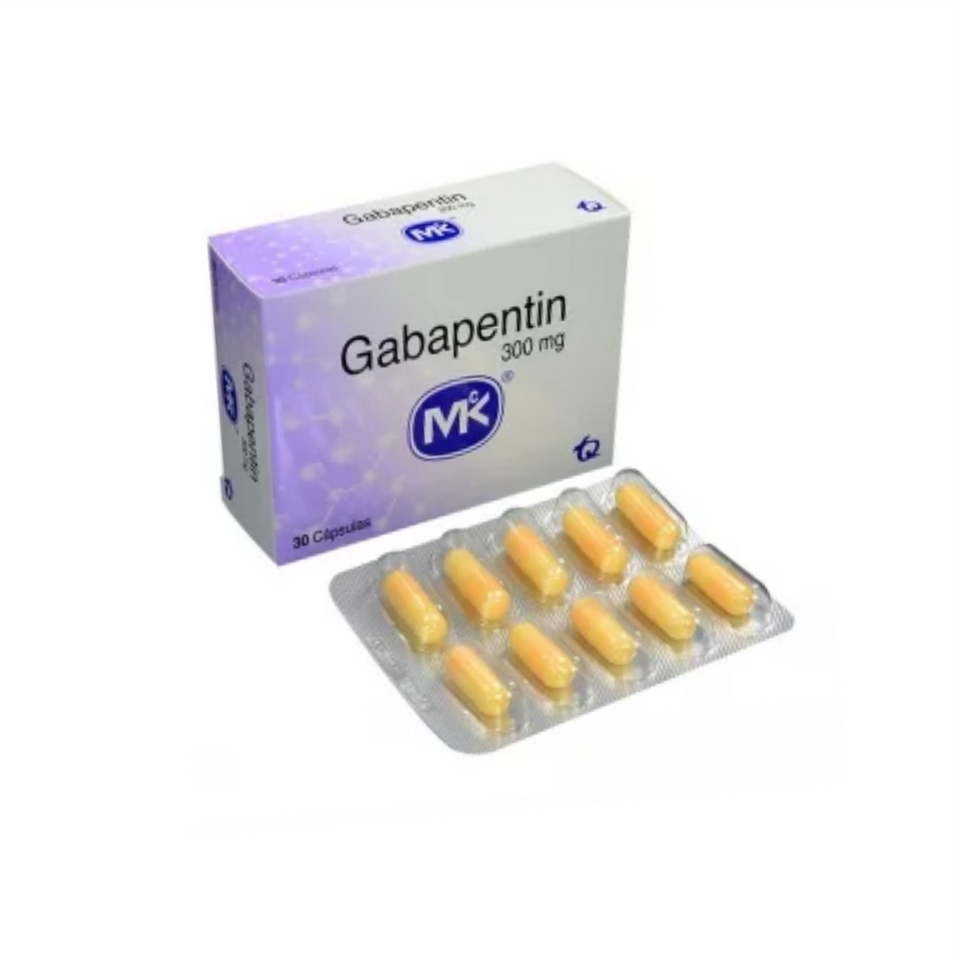 Gabapentin 300 mg Caja x 30 cápsulas