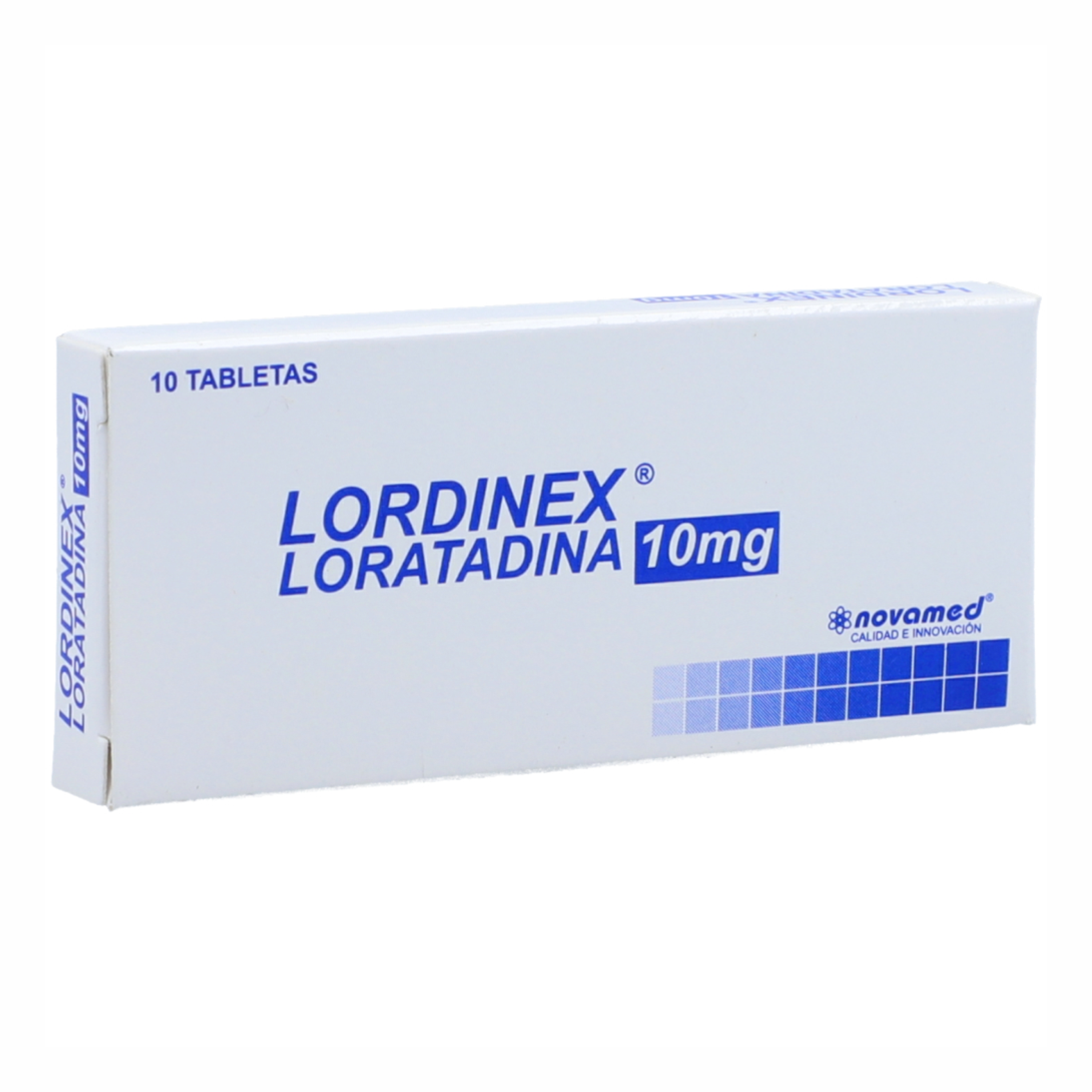 Lordinex 10 mg Caja x 10 Tabletas