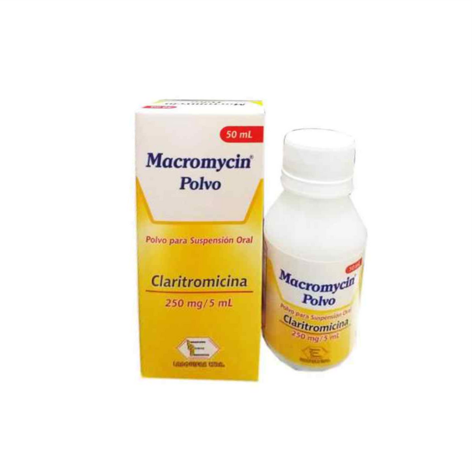 Macromycin 500 mg 250 mg / 5 mL Polvo para Suspensión 50 mL