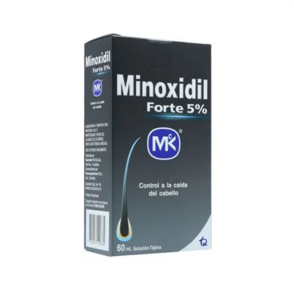 Minoxidil Forte 5% Solución Tópica 60 mL