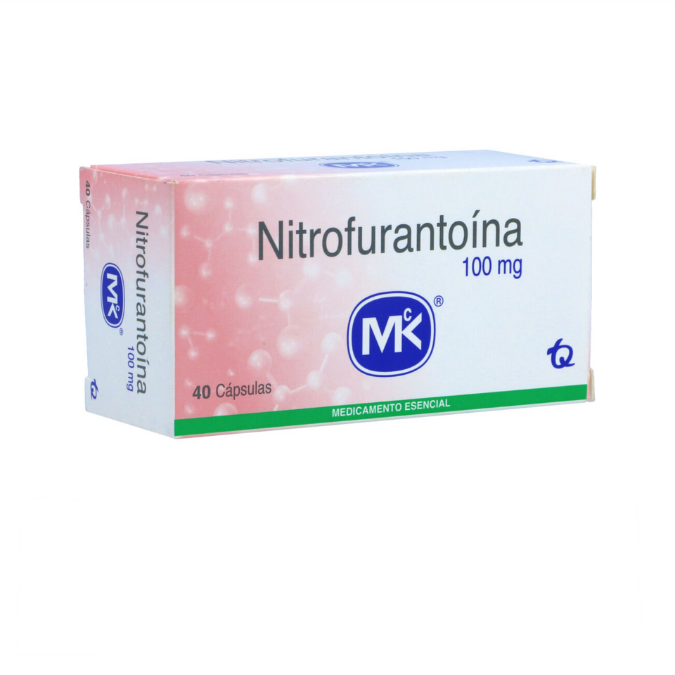 Nitrofurantoina 100 mg Caja x 40 Cápsulas