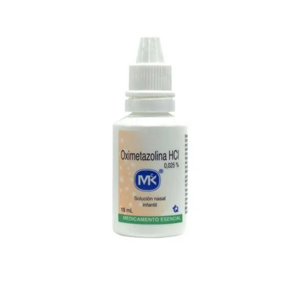 Oximetazolina HCI 0,025% Solución nasal 15mL