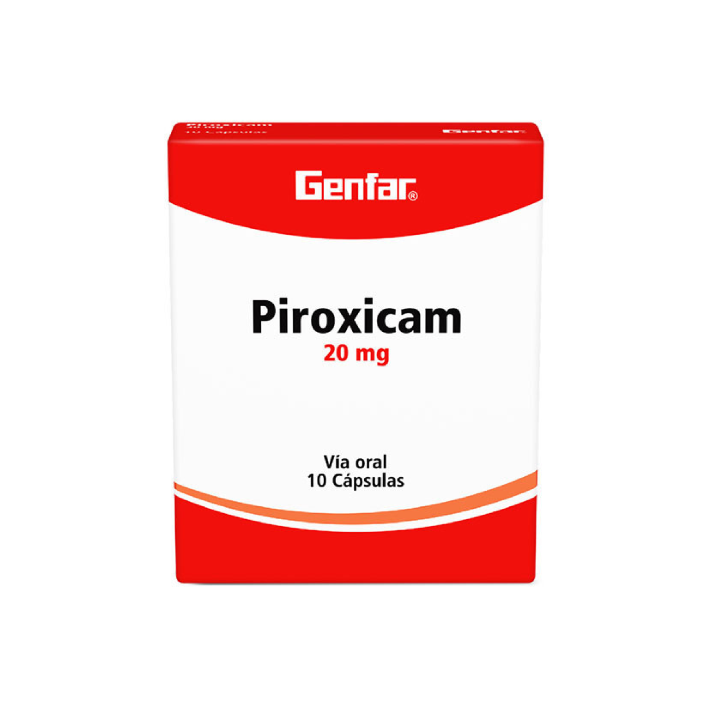 Piroxicam 20 mg Caja x 10 Tabletas – Droguería Farma Economía