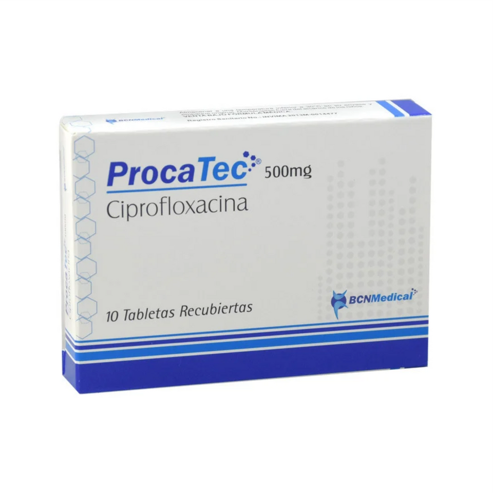 ProcaTec 500 mg x 10 Tabletas Recubiertas