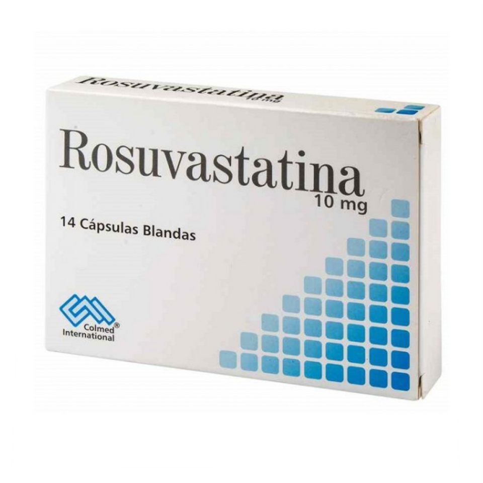 Rosuvastatina 10 mg Caja x 14 Cápsulas Blandas