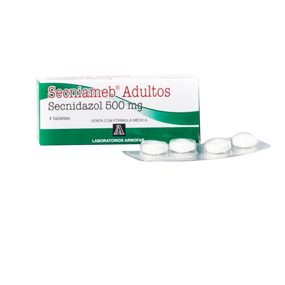 Secniameb 500 mg Caja x 4 Tabletas