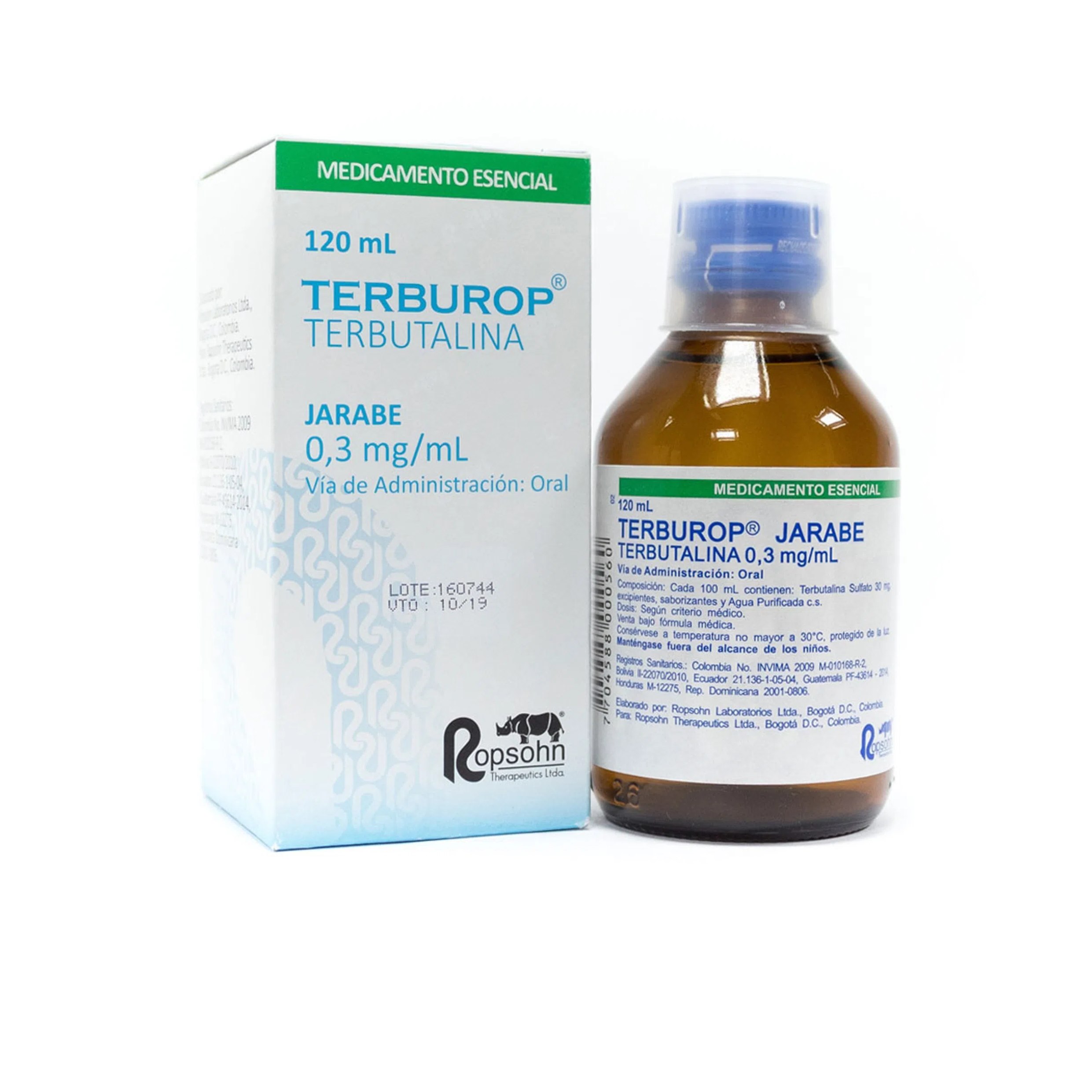Terburop Jarabe 0,3 mg/mL  120 mL