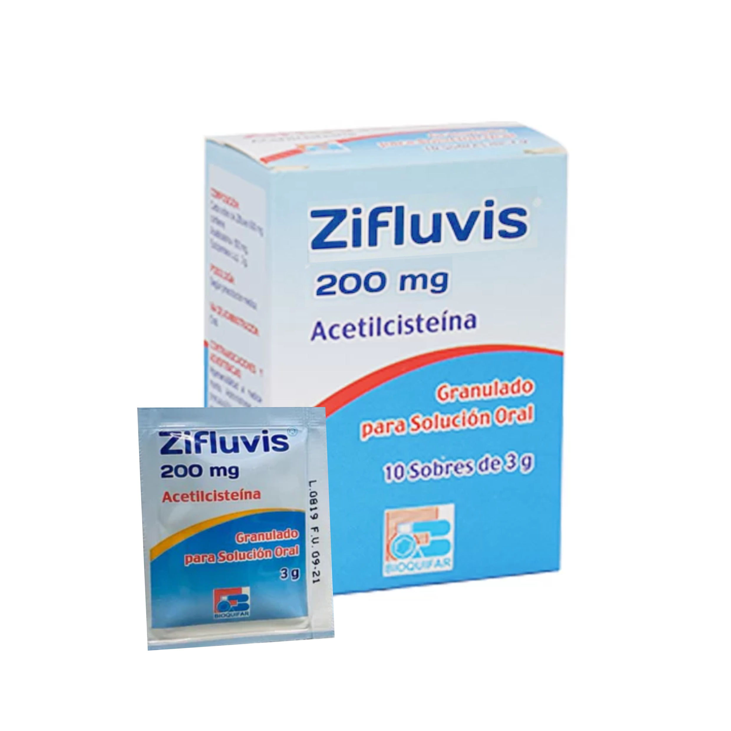 Zifluvis 200 mg 10 sobres sueltos