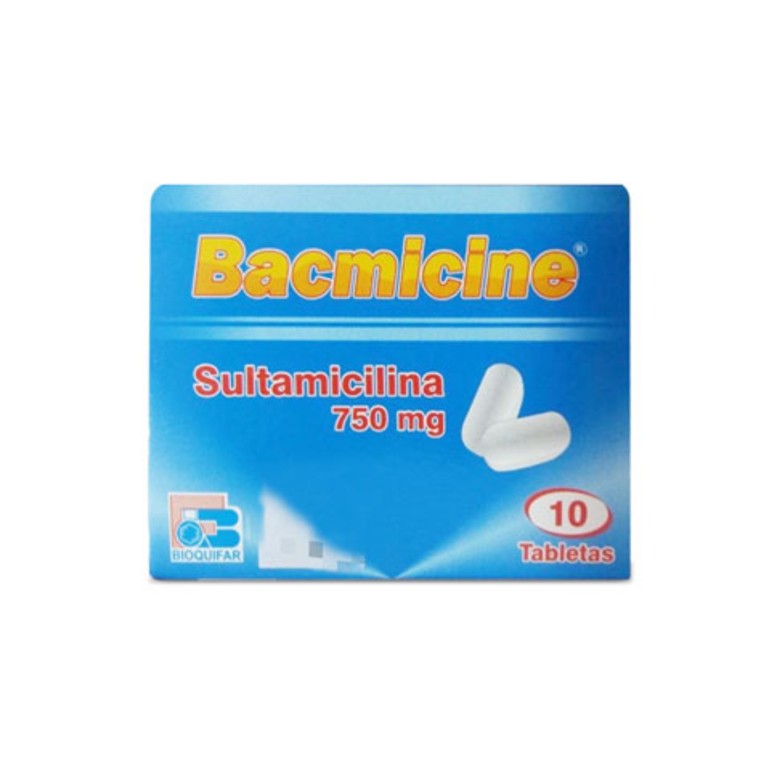 Bacmicine 750 mg Caja x 10 Tabletas