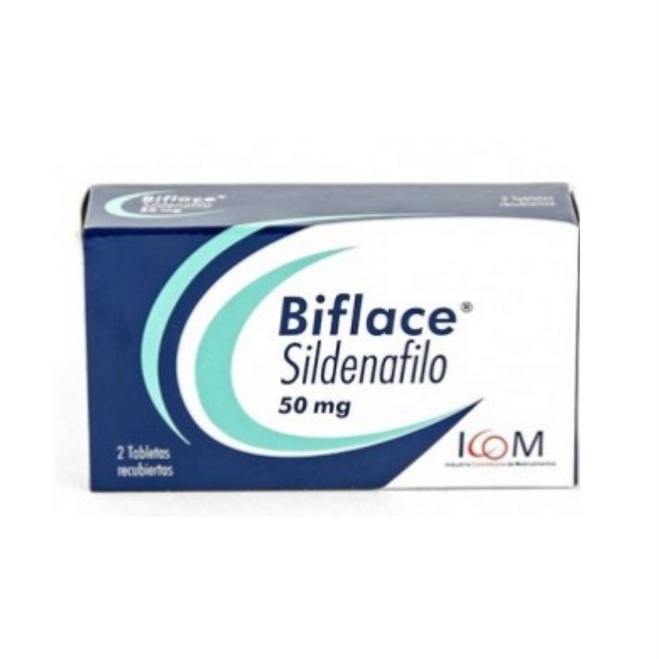 Biflace 50 mg Caja x 2 Tabletas Recubiertas
