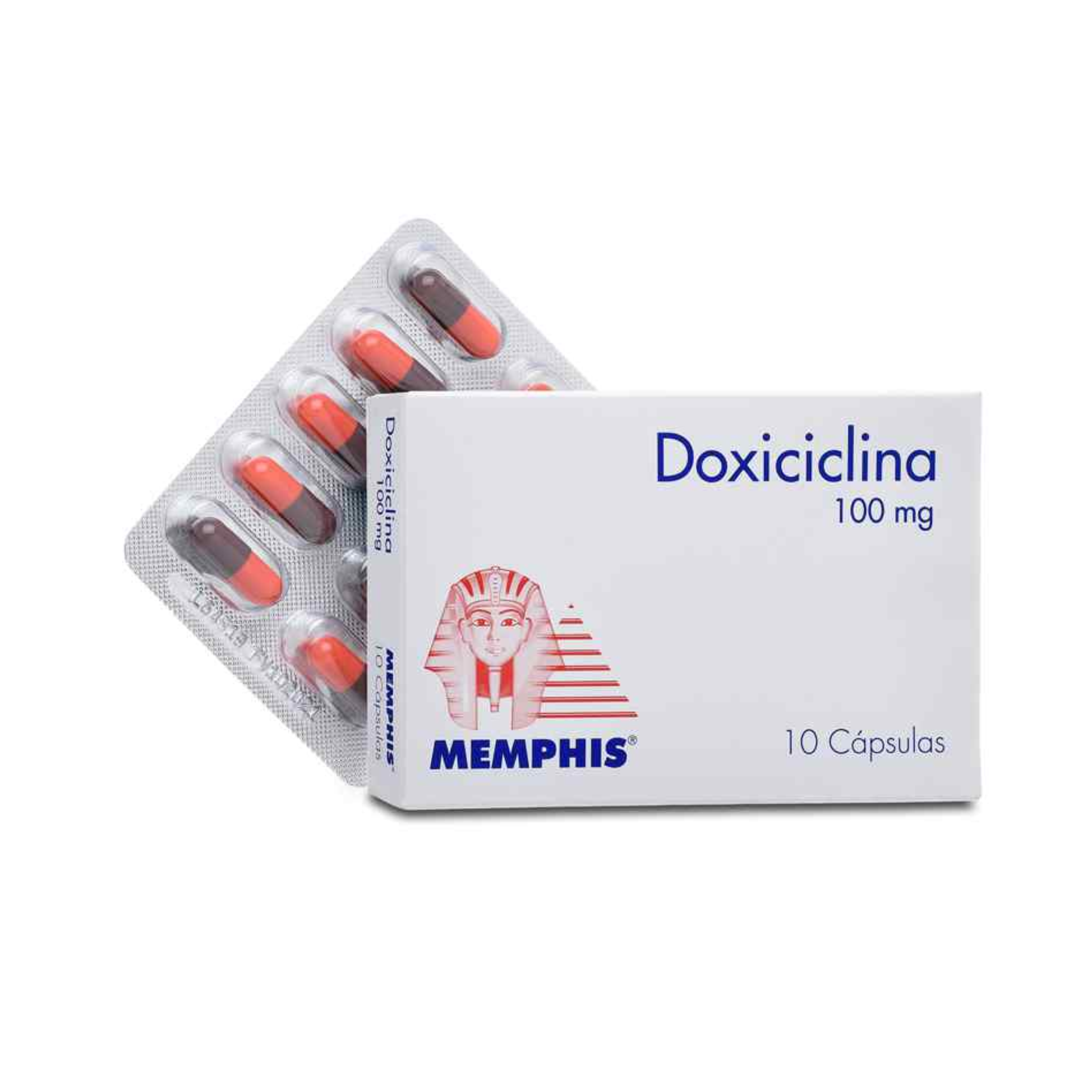 Doxiciclina 100 mg Caja x 10 Cápsulas