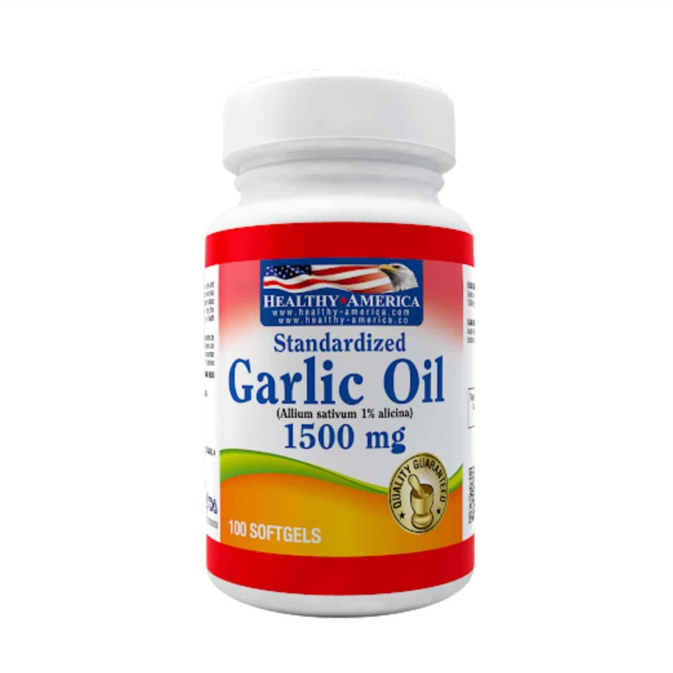 Garlic Oil 1.500 mg Frasco x 100 softgels