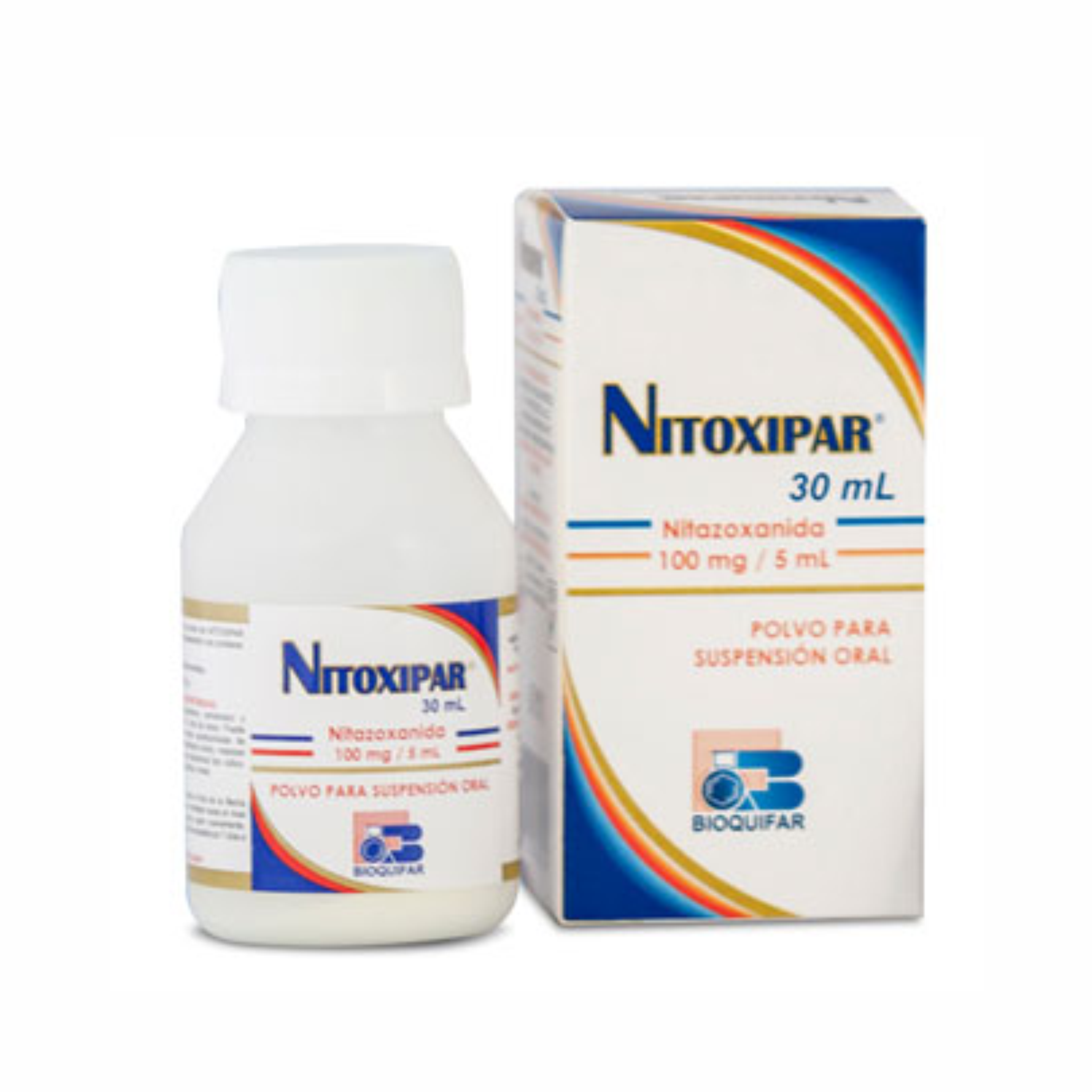 Nitazoxanida 100 Mg/5 Ml Polvo Para Suspensión Oral Frasco X 30 Ml ( Nitoxipar )